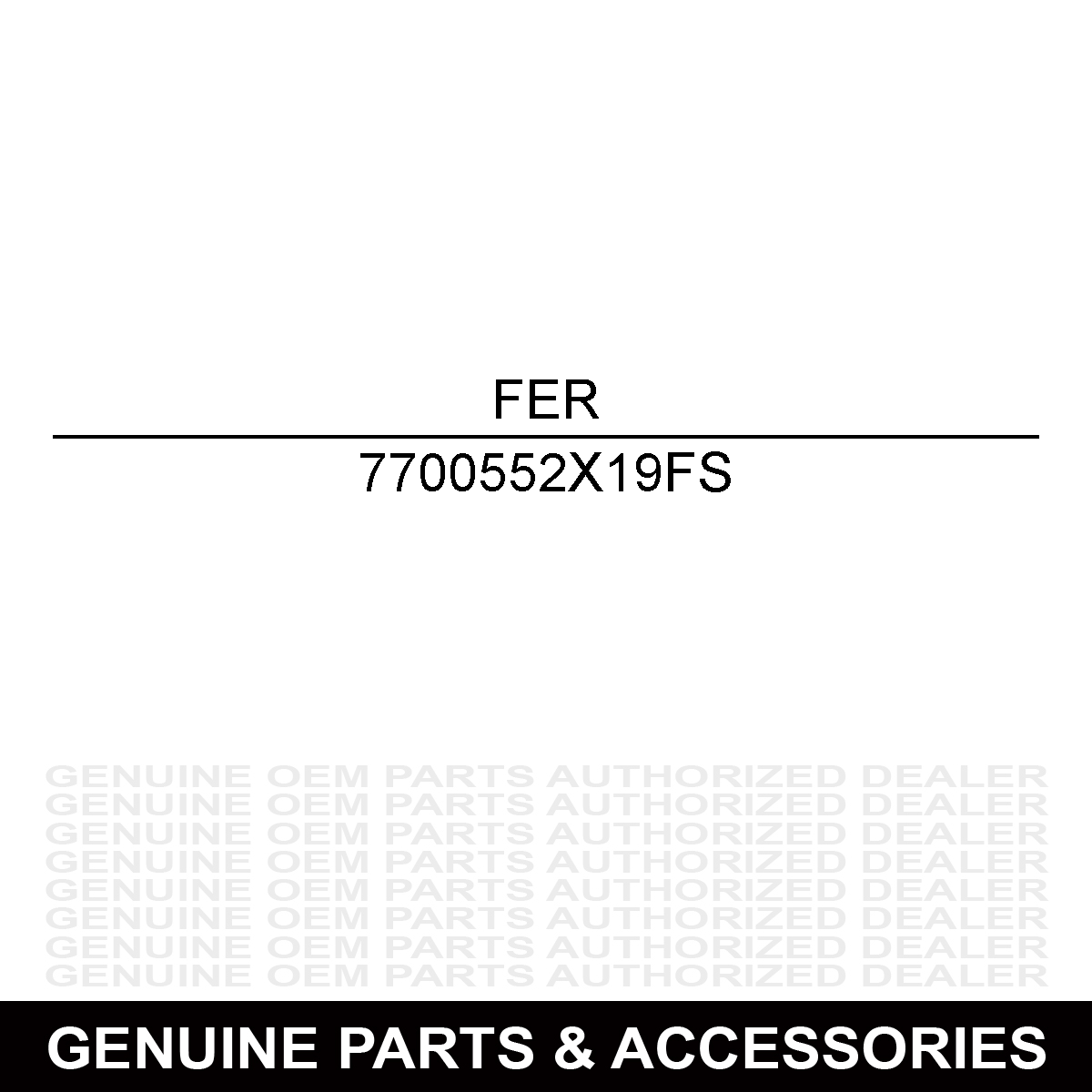 Ferris 7700552X19FS Vapor Hose SRSZ2 ISX3300 IS3200Z 72 61 60 52 500S 7700552X19