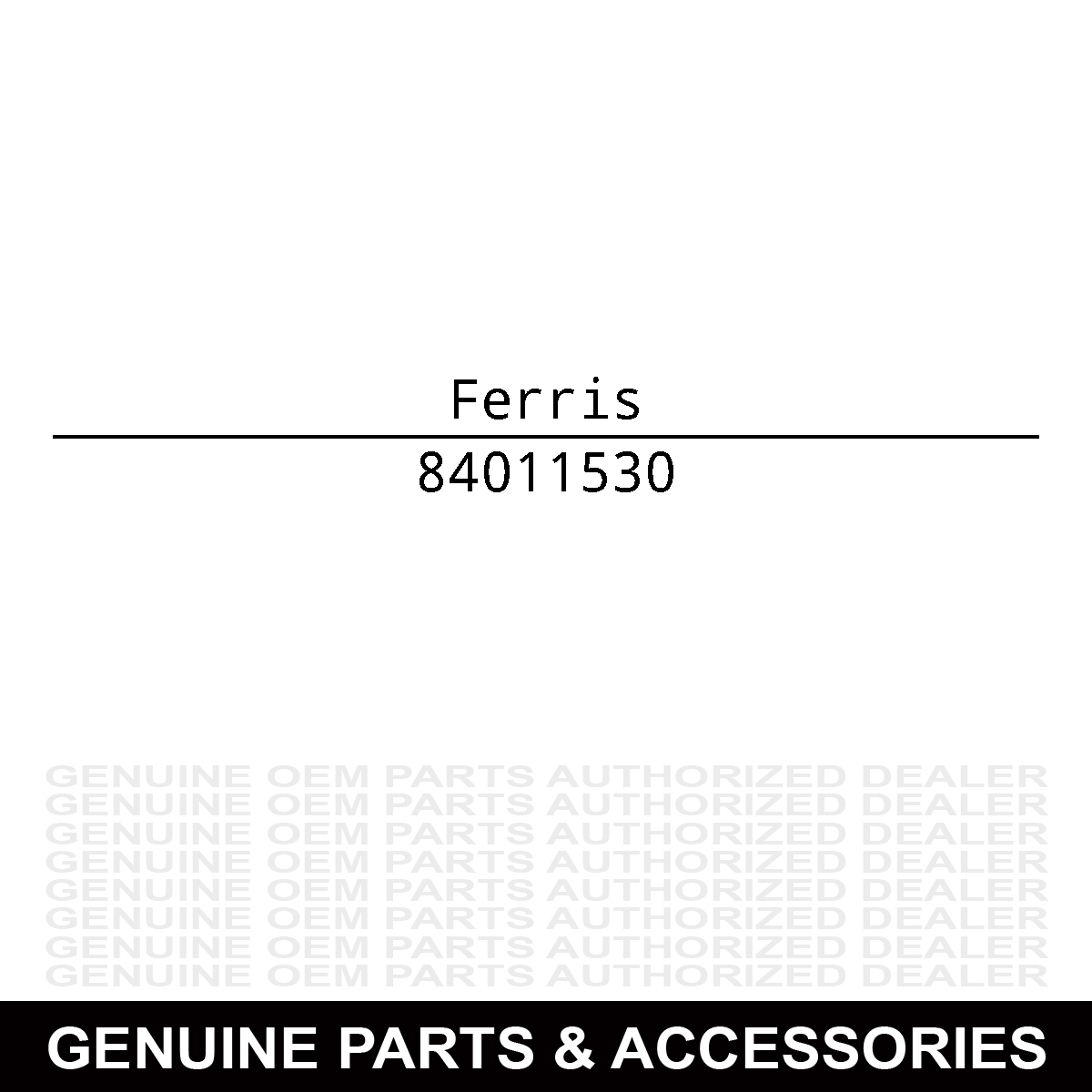 Ferris 84011530 Wiring Harness ISX3300 72 60