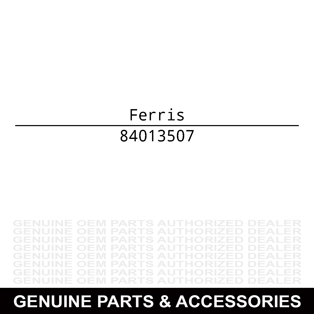Ferris 84013507 Maintenance Kit