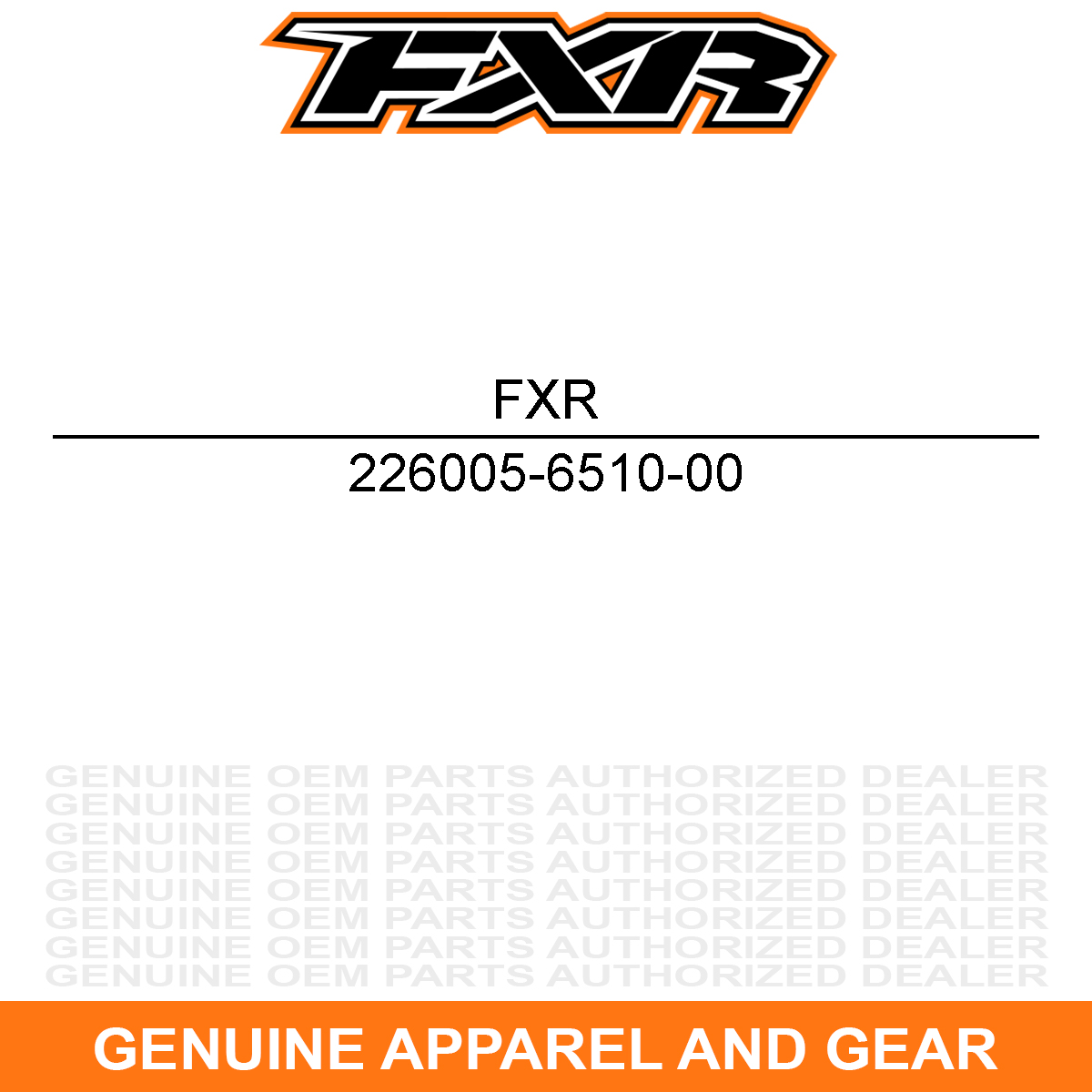 FXR 226005-6510-00 Factory Ride Snow Goggles