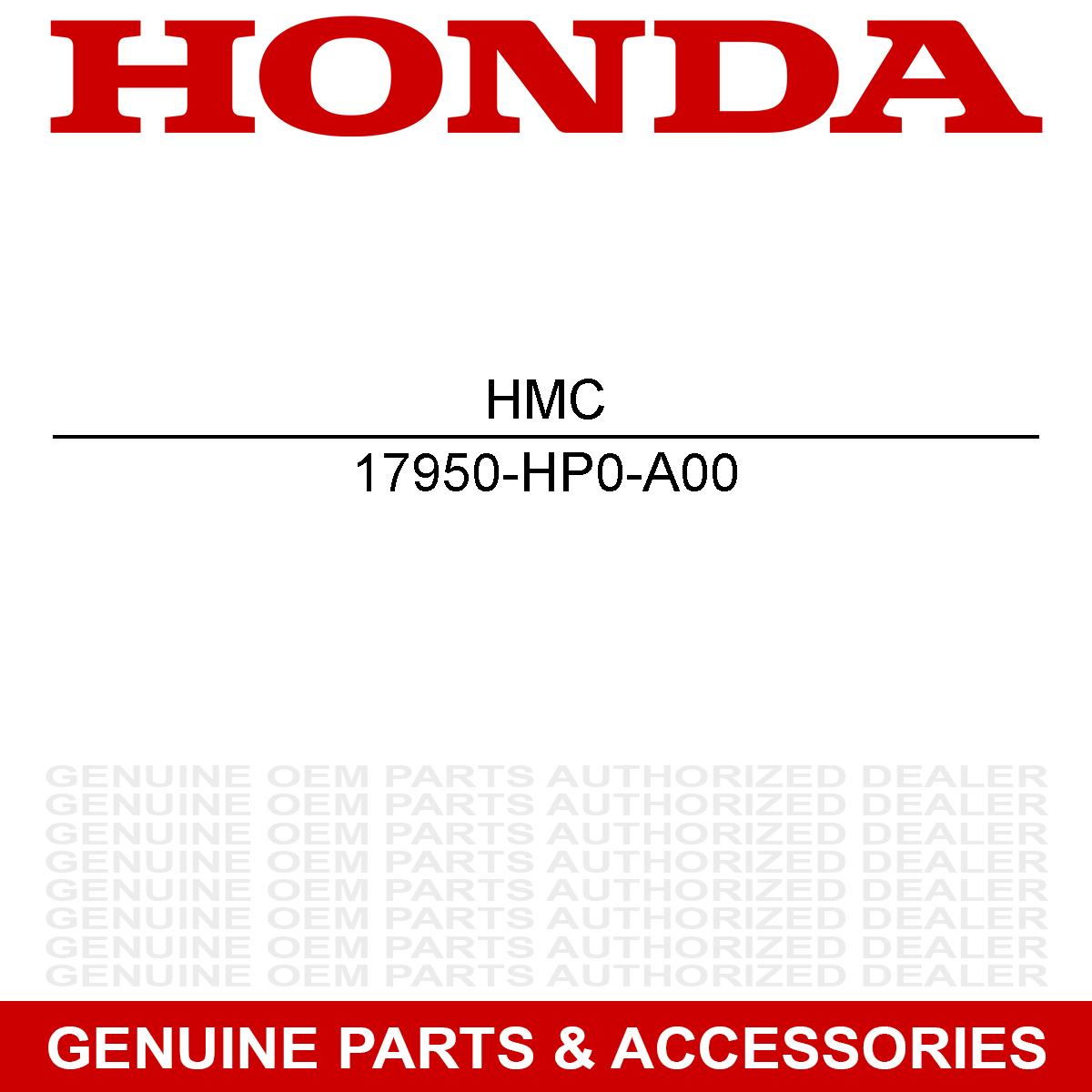 Honda 17950-HP0-A00 Cable X4 Rubicon Foreman 500 S 2005-2014
