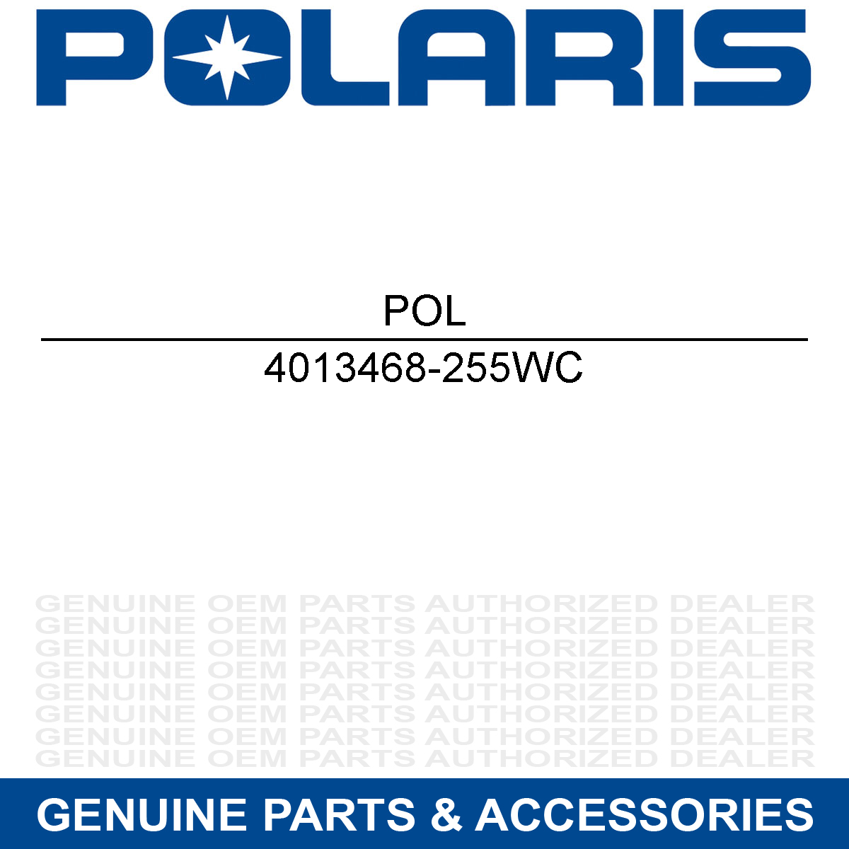 Polaris 4013468-255WC Yellow Winch Cable 255MM RZR General 1000 XP S 4