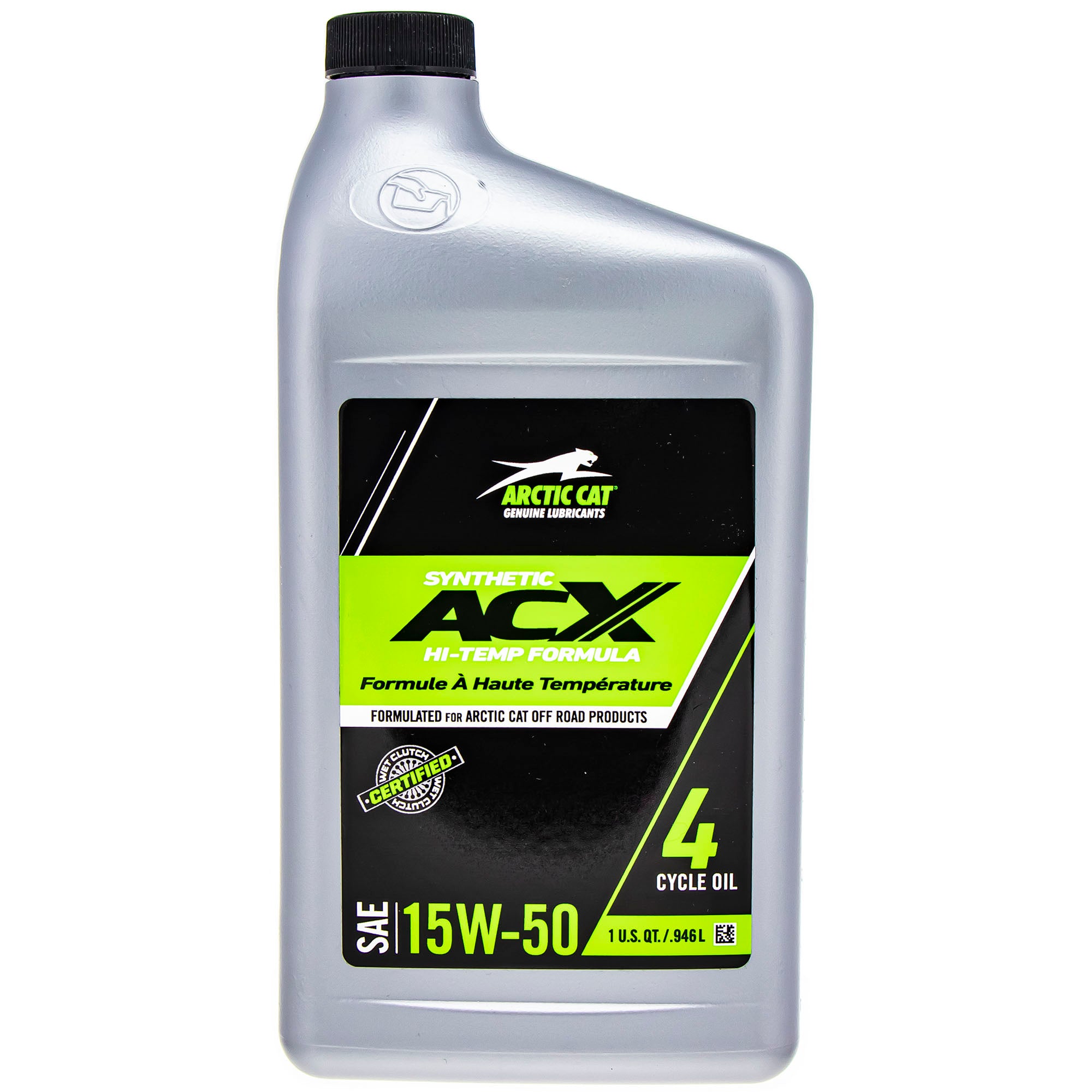 Arctic Cat 2436-860 Full Synthetic 4-Cycle Engine Oil 0W-40 1 Qt 1436-932