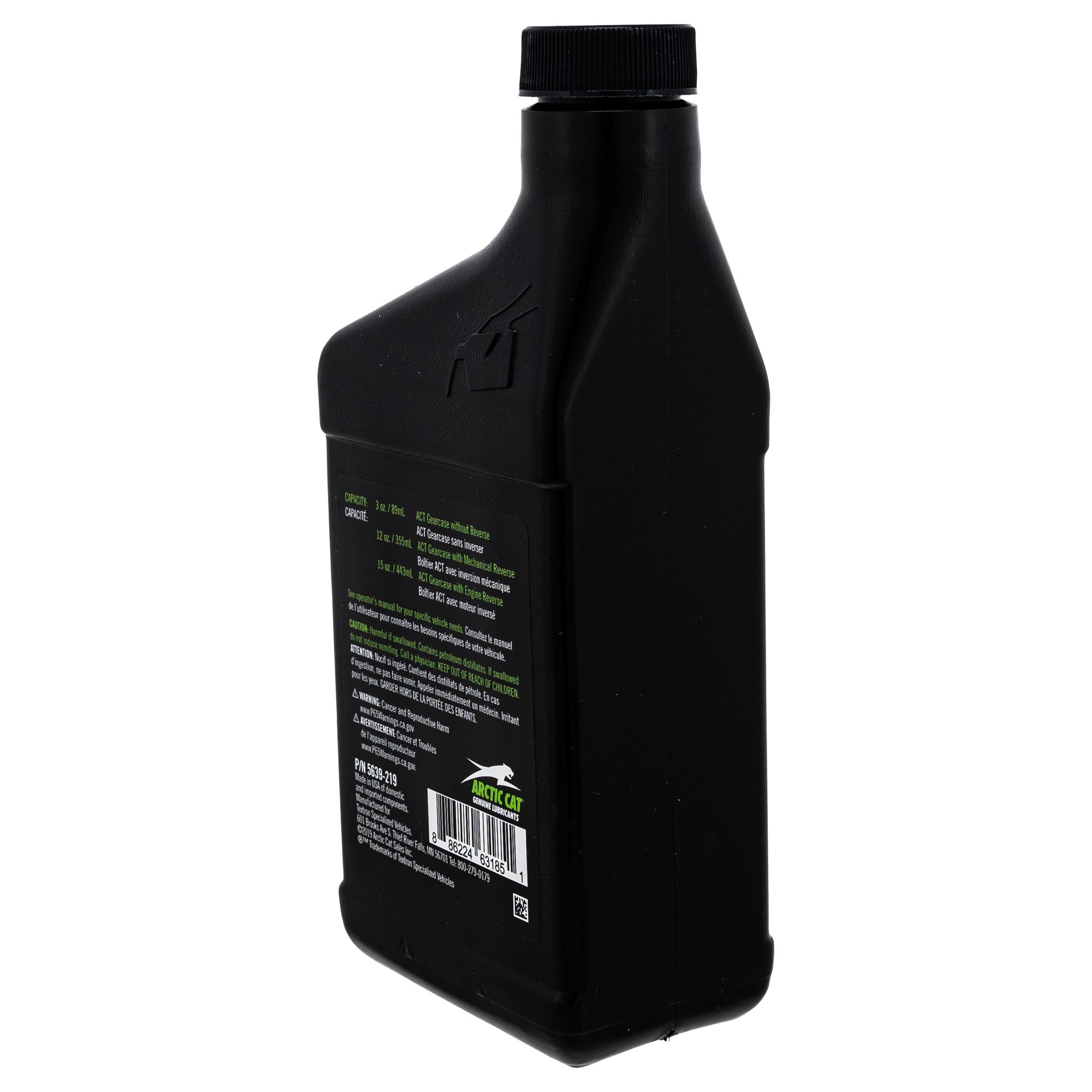 Arctic Cat 5639-219 ACT ACER Full Synthetic Gearcase Fluid 15oz Bottle