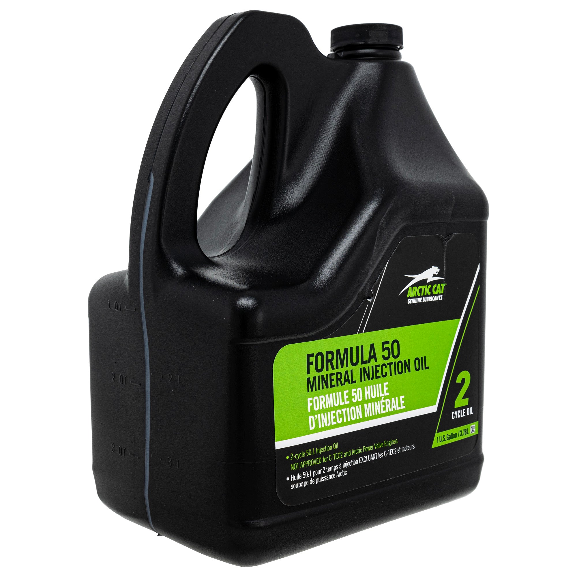 Arctic Cat 5639-476 Formula 50 Mineral Injection Oil 1 Gallon Jug 2-Cycle Engine