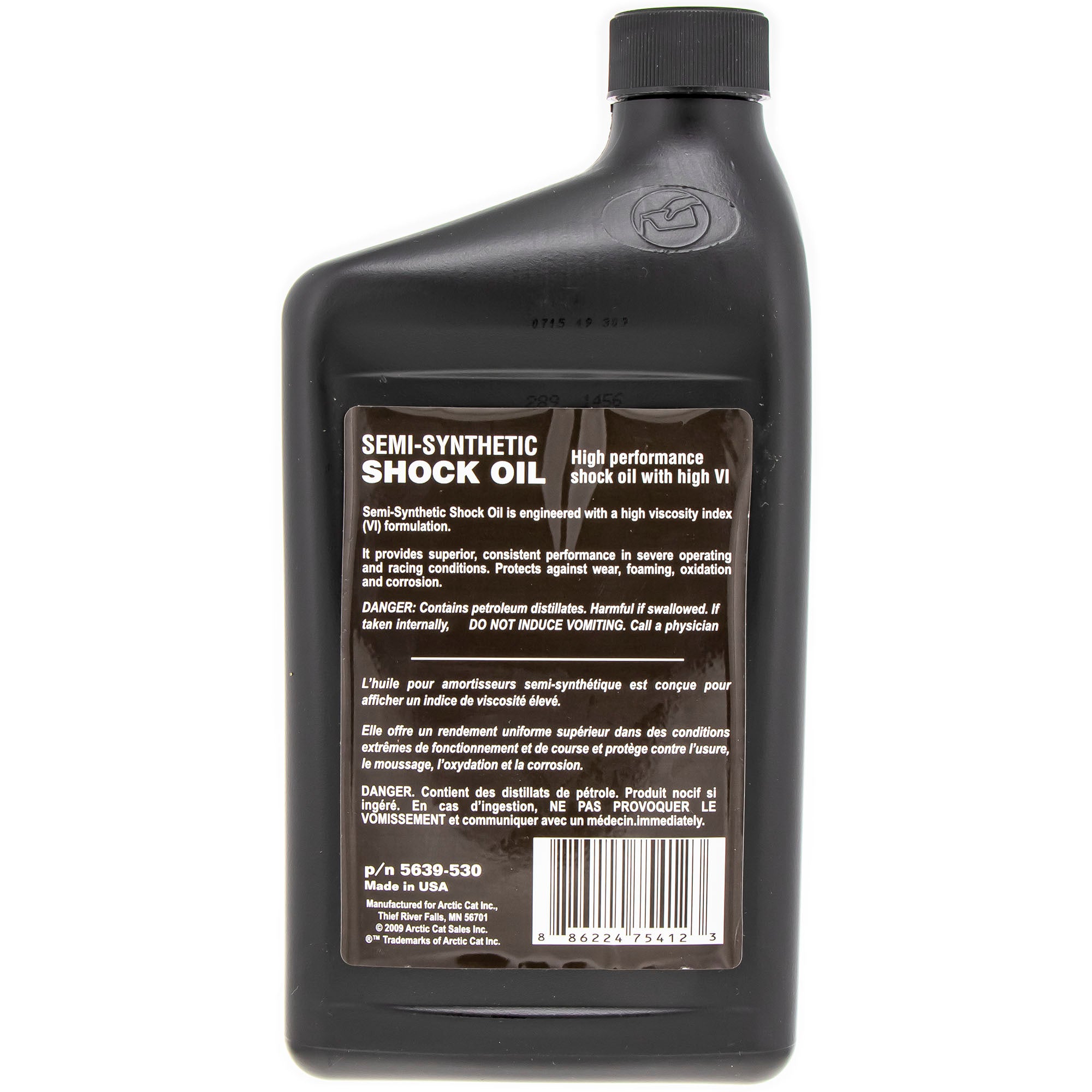 Arctic Cat Shock Semi-Synthetic Oil 1 Quart 5639-530