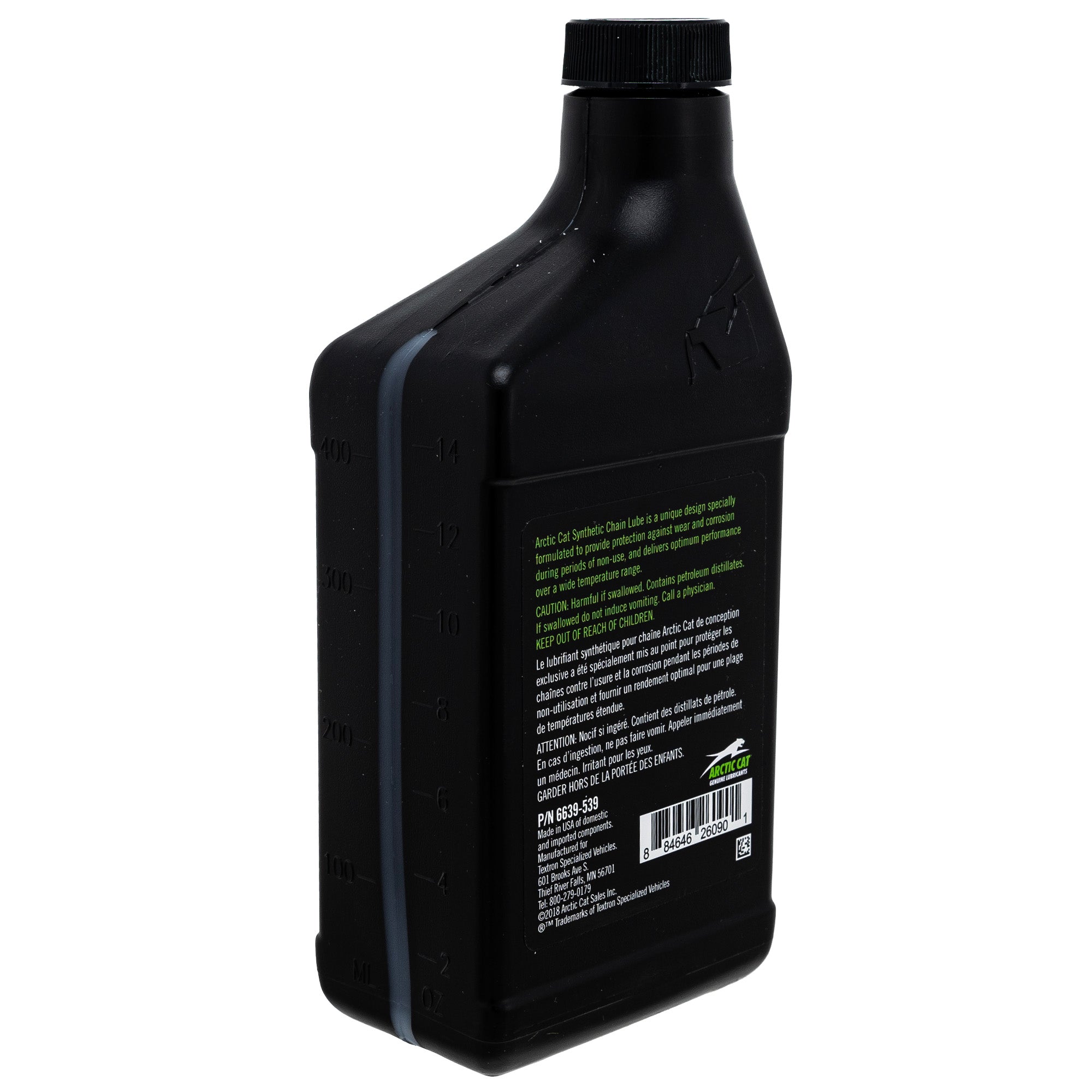 Arctic Cat 6639-539 Full Synthetic Chain Lube 15oz Bottle ACT Drive System