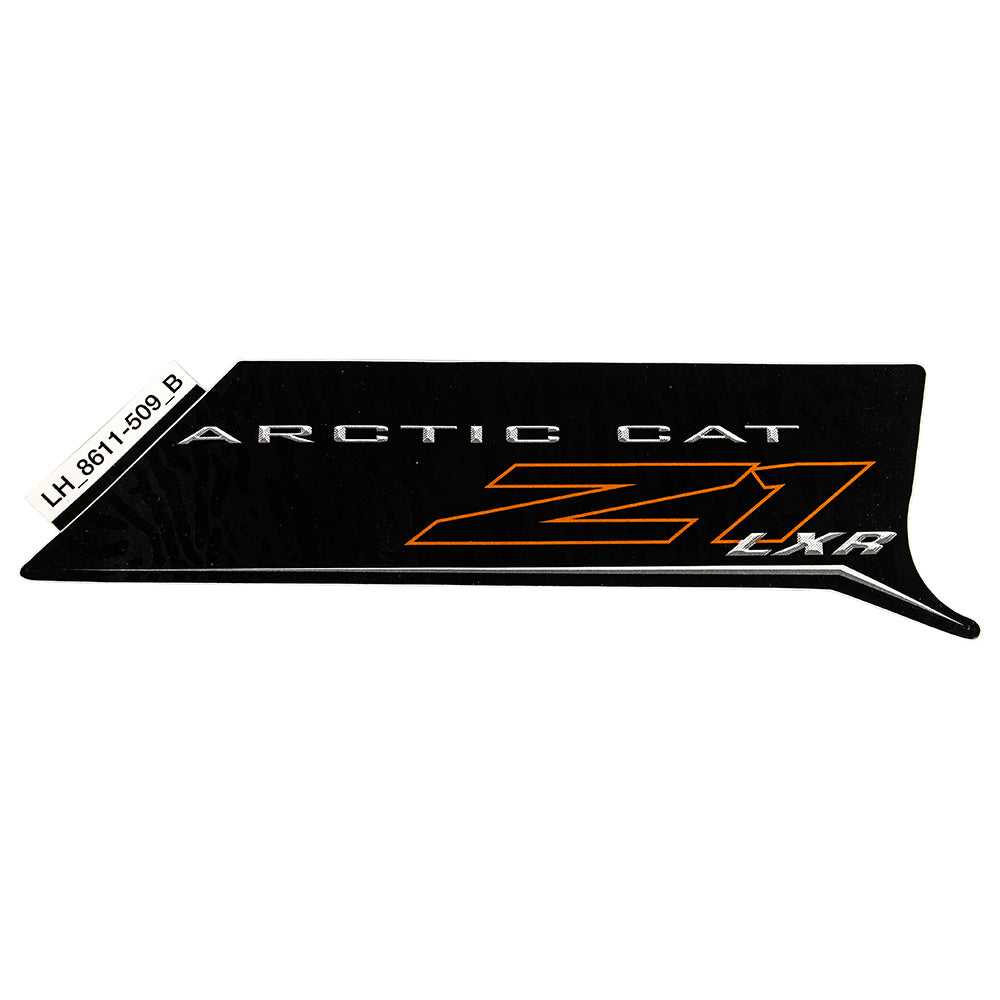 Arctic Cat 8611-509 Rear Fender Decal Black Turbo 2009