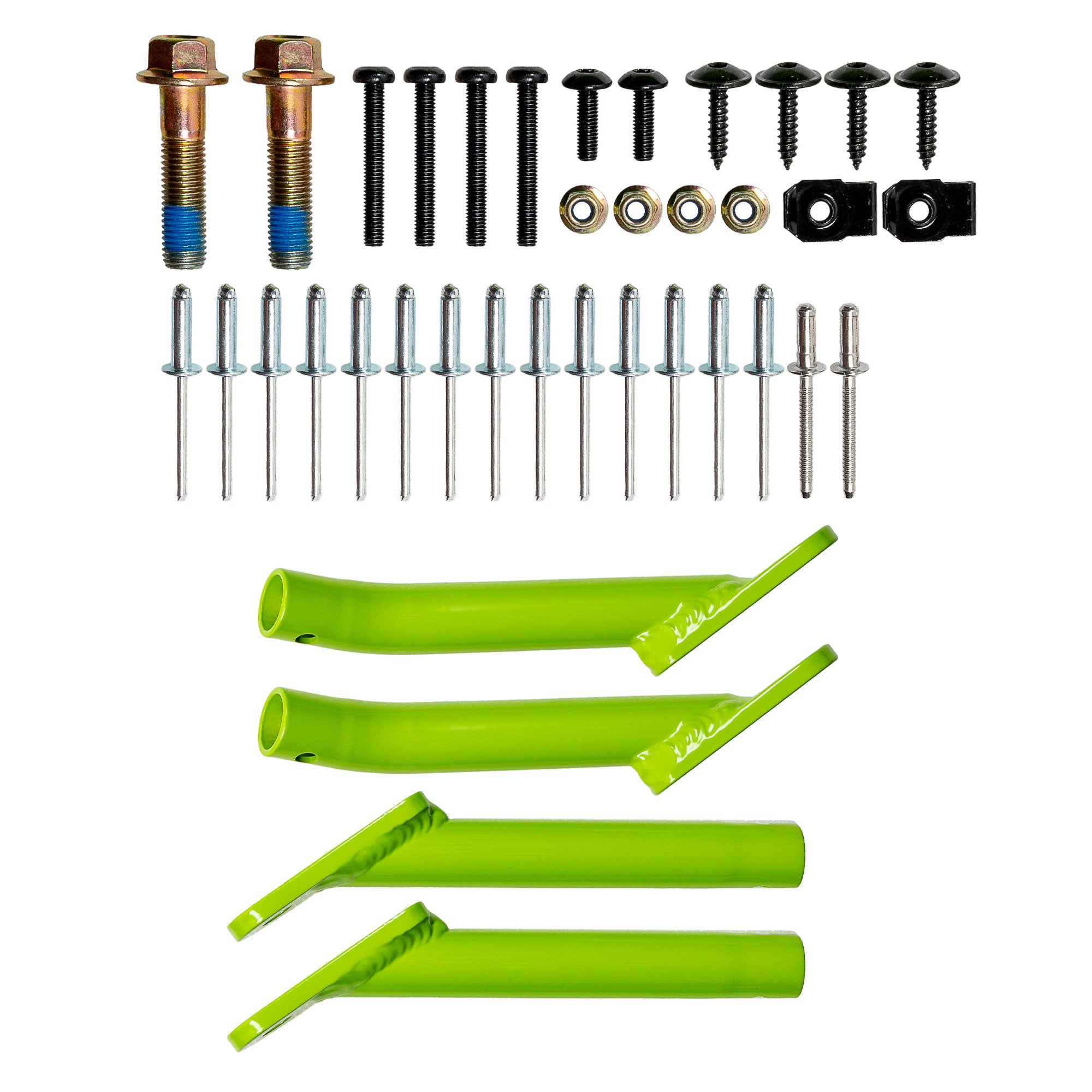 Arctic Cat 8639-374 Hardcore Running Boards Medium Green Riot ZR Catalyst 600