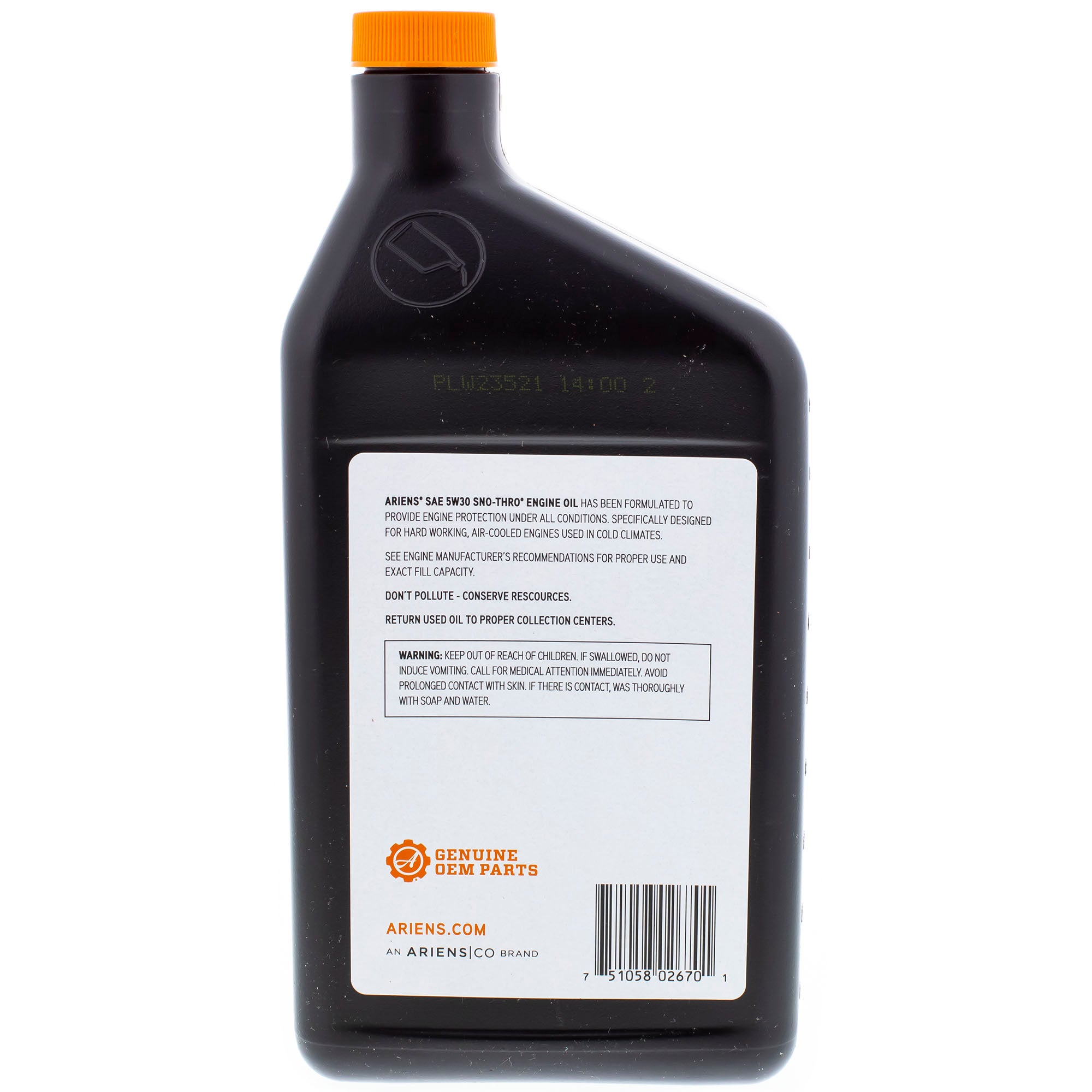 Ariens 4-Cycle Engine Oil 5W30 32 Oz 00067600