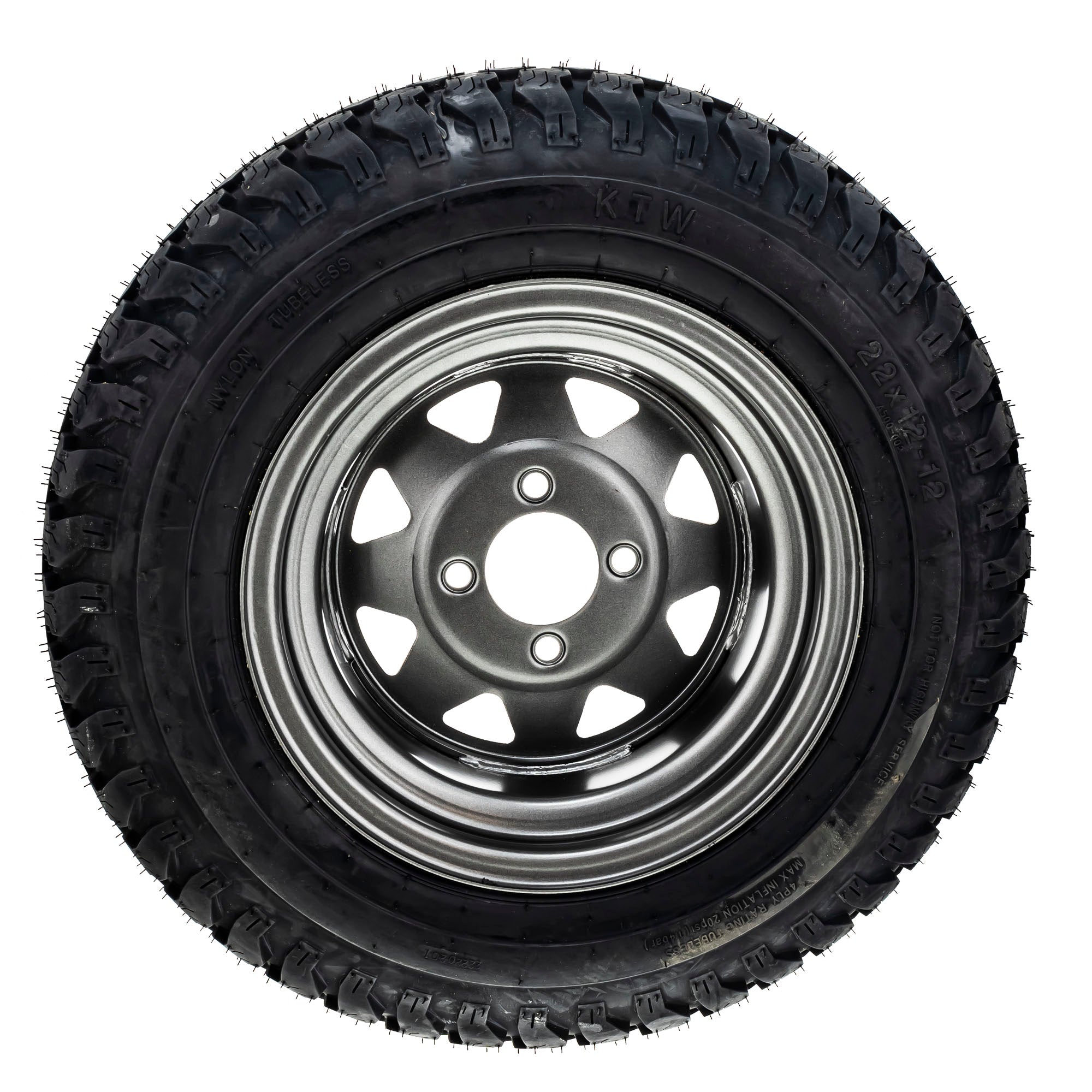 Ariens Tire Wheel Assembly 22X12 07101227