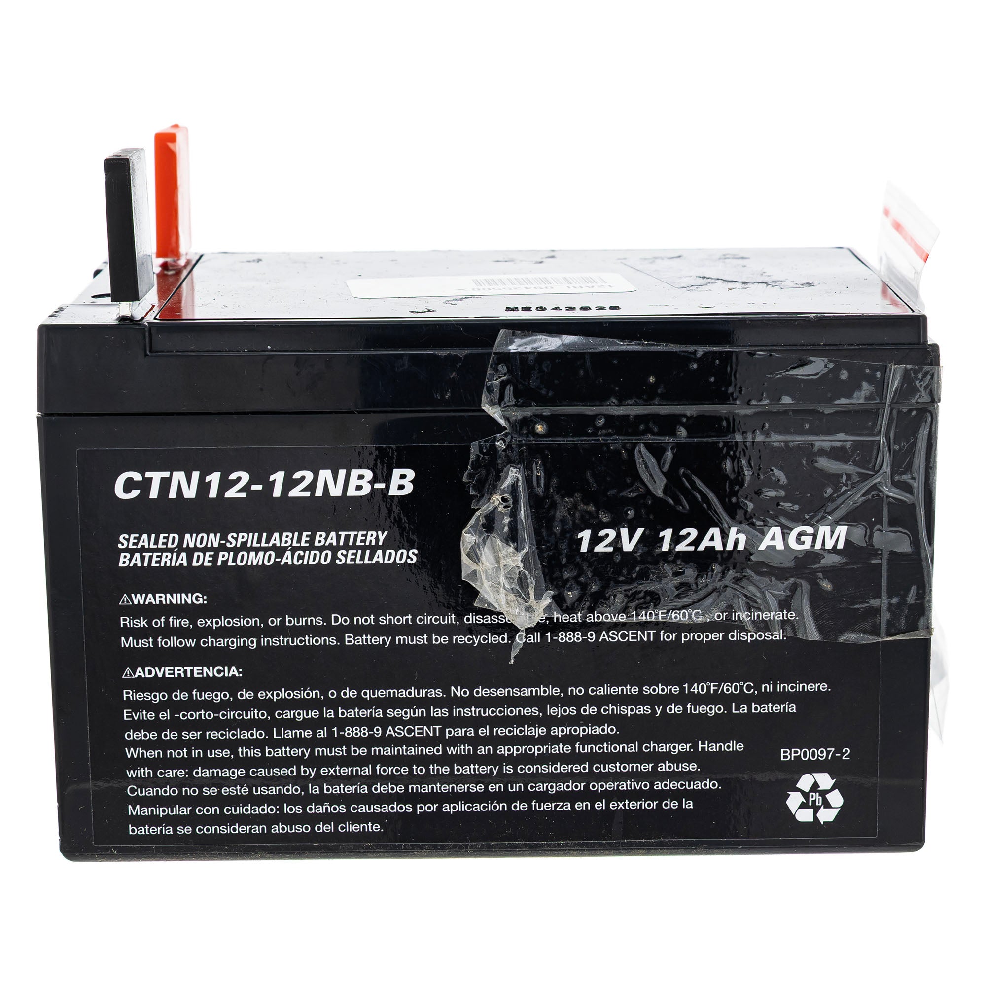 Ariens 09425500 Battery 12V 12A 190Cca ZTX ZT Z XL Stealth SD RD 44 42 52 60 48