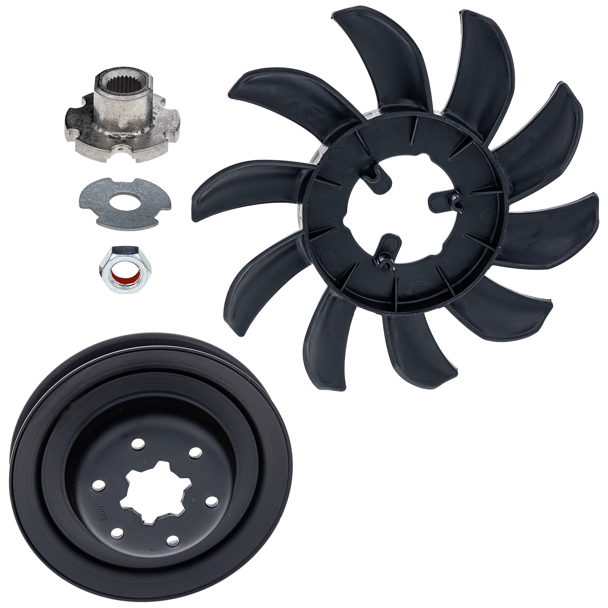 Ariens 21543736 Fan Pulley Kit 4.5 X 1.625 ZT Zoom Pro-Walk Mini-Zoom 60HE 52HE