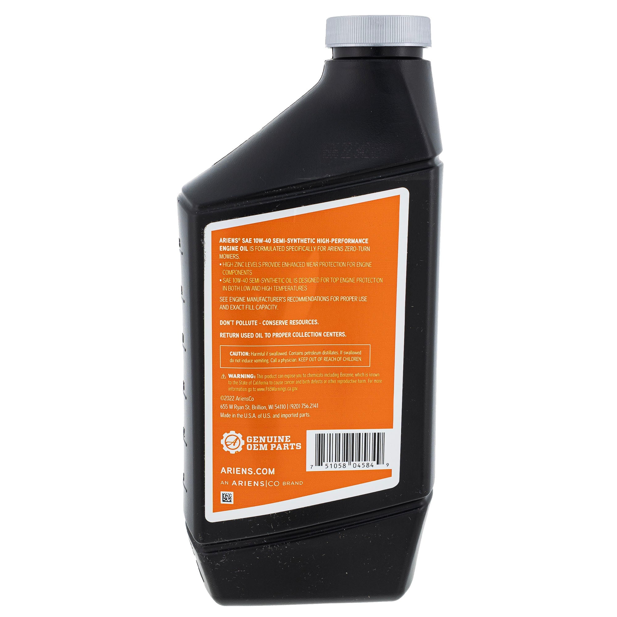 Ariens 10W40 Engine Oil 70724000