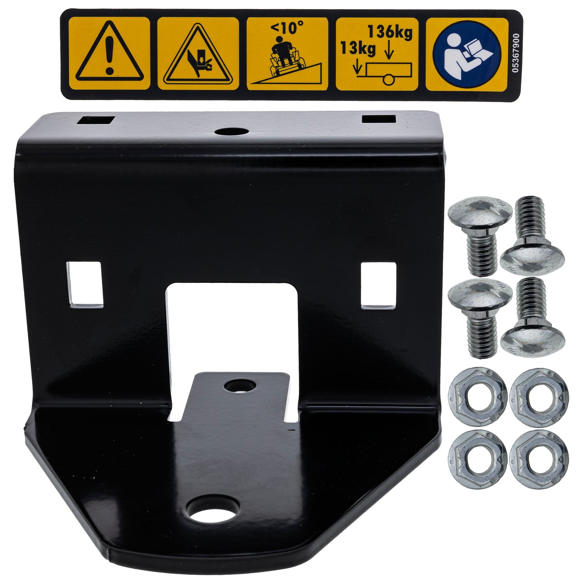 Ariens 71514900 Black Trailer Hitch Kit ZTX ZT XL Stealth Ikon-XL 60 52 48 42