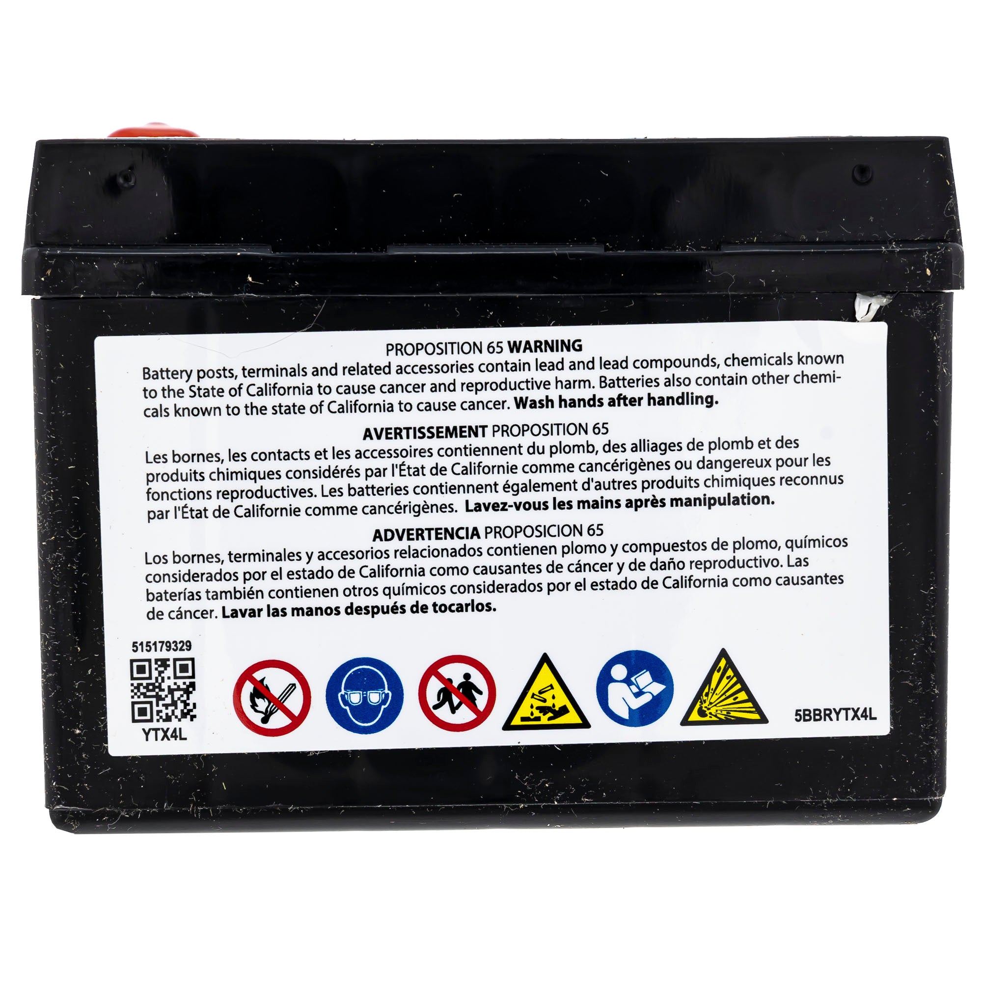 BRP 415130653 Ski-Doo Wet Battery 3 Amps Mach MXZ Summit 600 1000