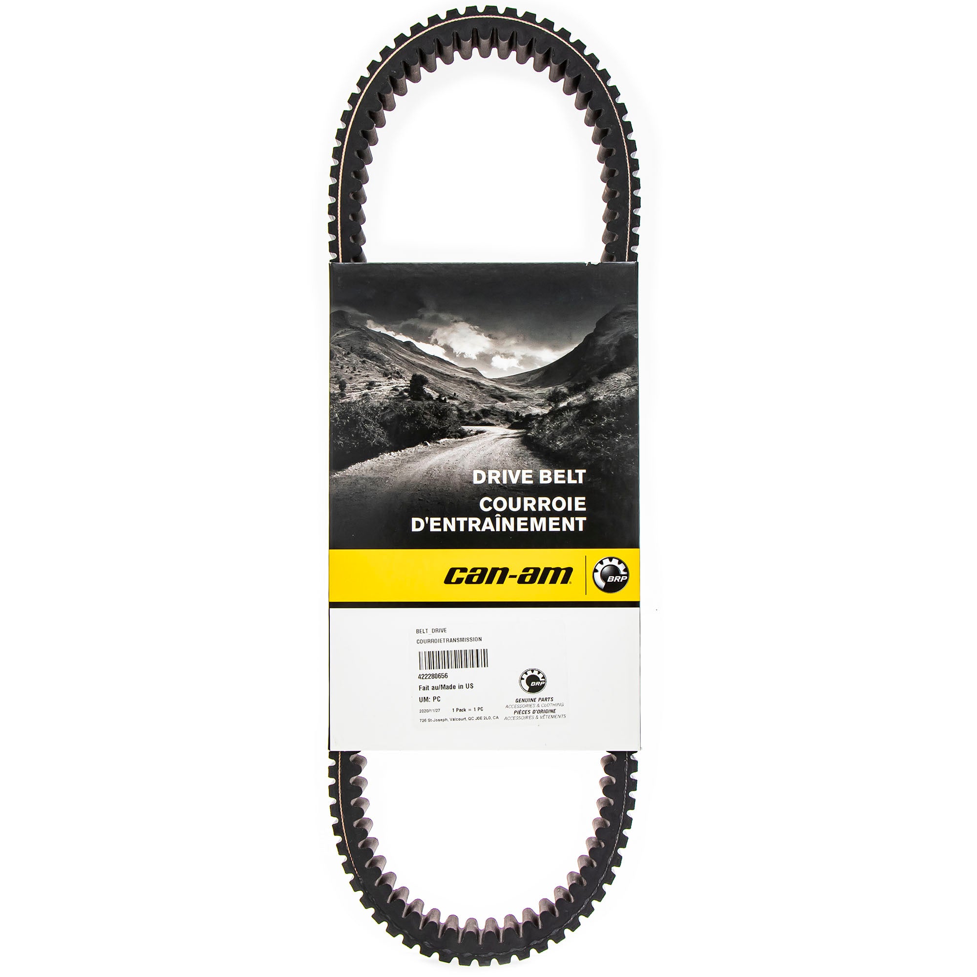 BRP 422280656 Can-Am Drive Belt Defender Max HD8 HD10 Maverick