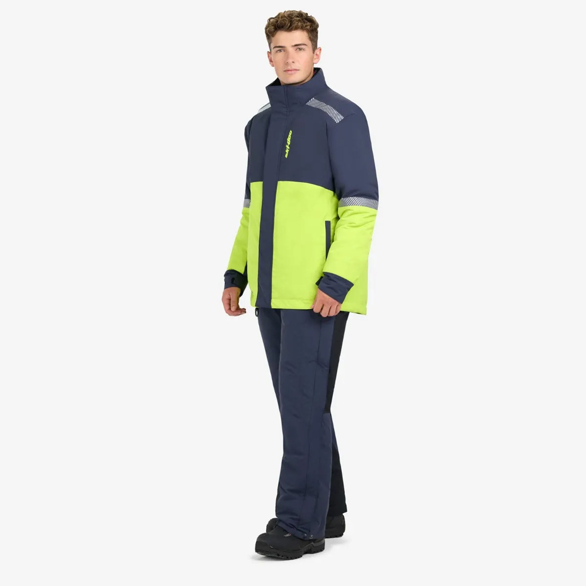 Ski-Doo Mens Vasa Snowmobile Jacket Green