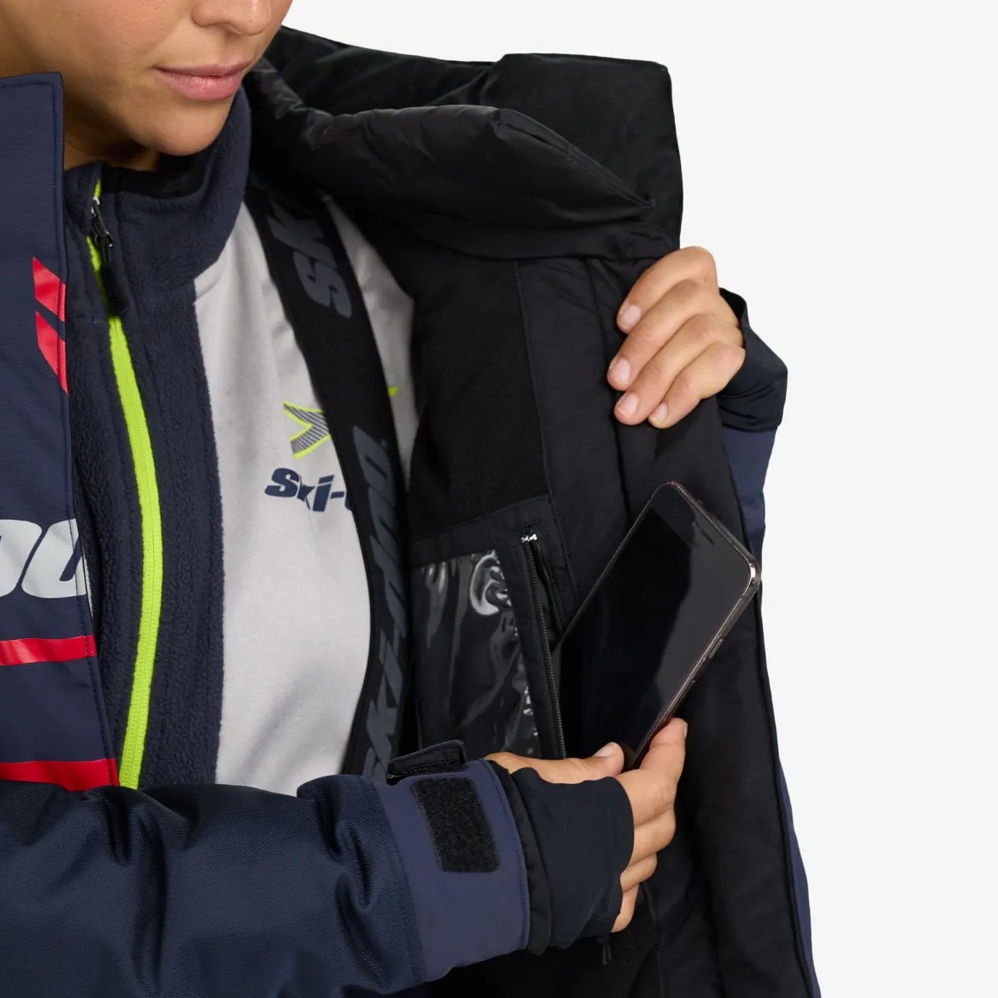 Ski-Doo X-Team Snowmobile Jacket Dark Navy Blue