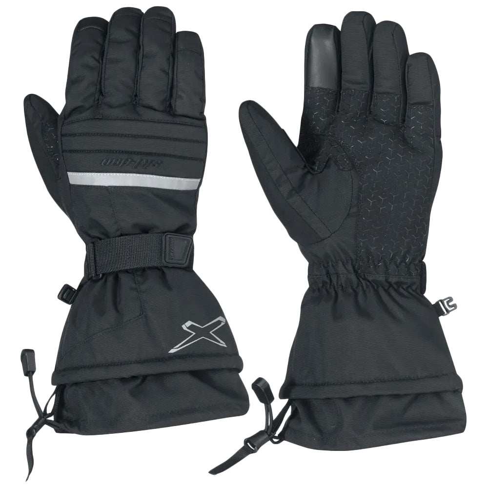 BRP Ski-Doo X-Team Nylon Snowmobile Gloves Black Mens