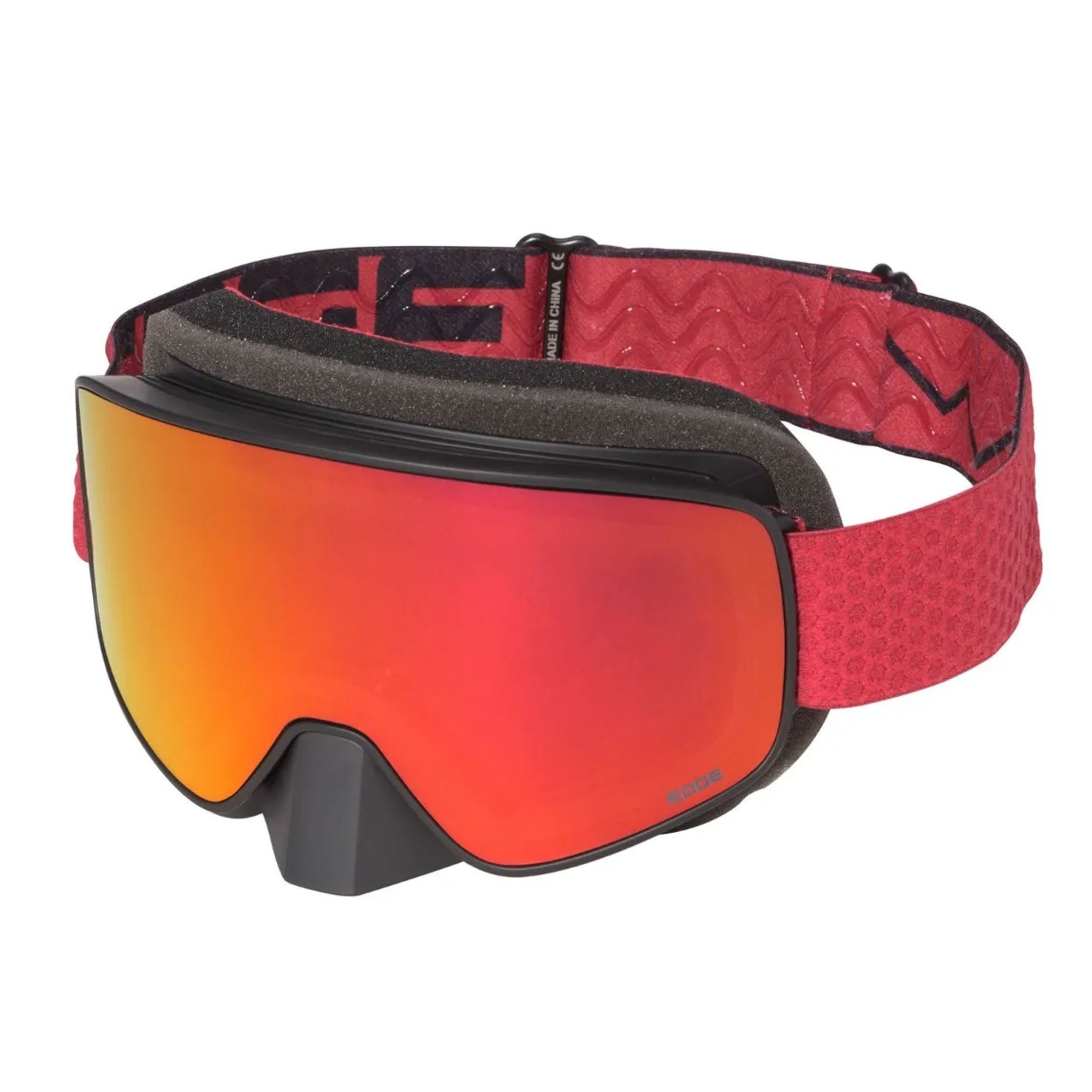 scratch resistant ski goggles Ski-Doo 4487620033 Edge XL Snowmobile Goggles Snocross Anti Fog Scratch Impact Resistant -