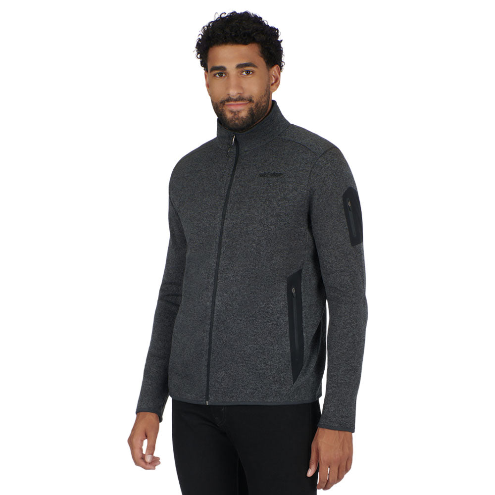BRP Ski-Doo Mid-Layer Fleece Jacket Charcoal Grey Mens