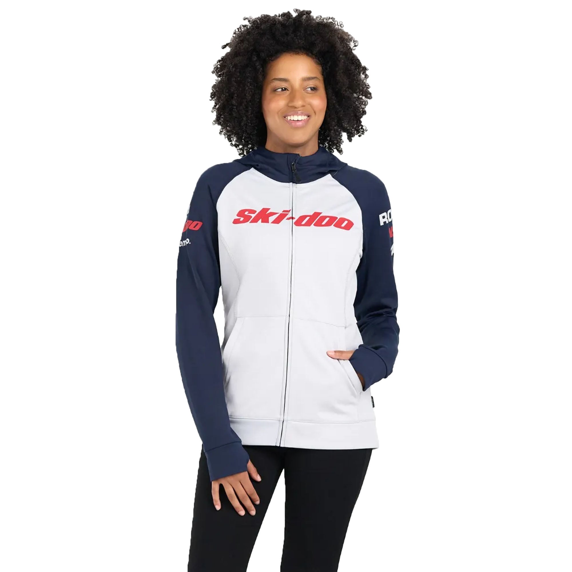 BRP Ski-Doo Sno-X Zip-Up Dark Navy Womens