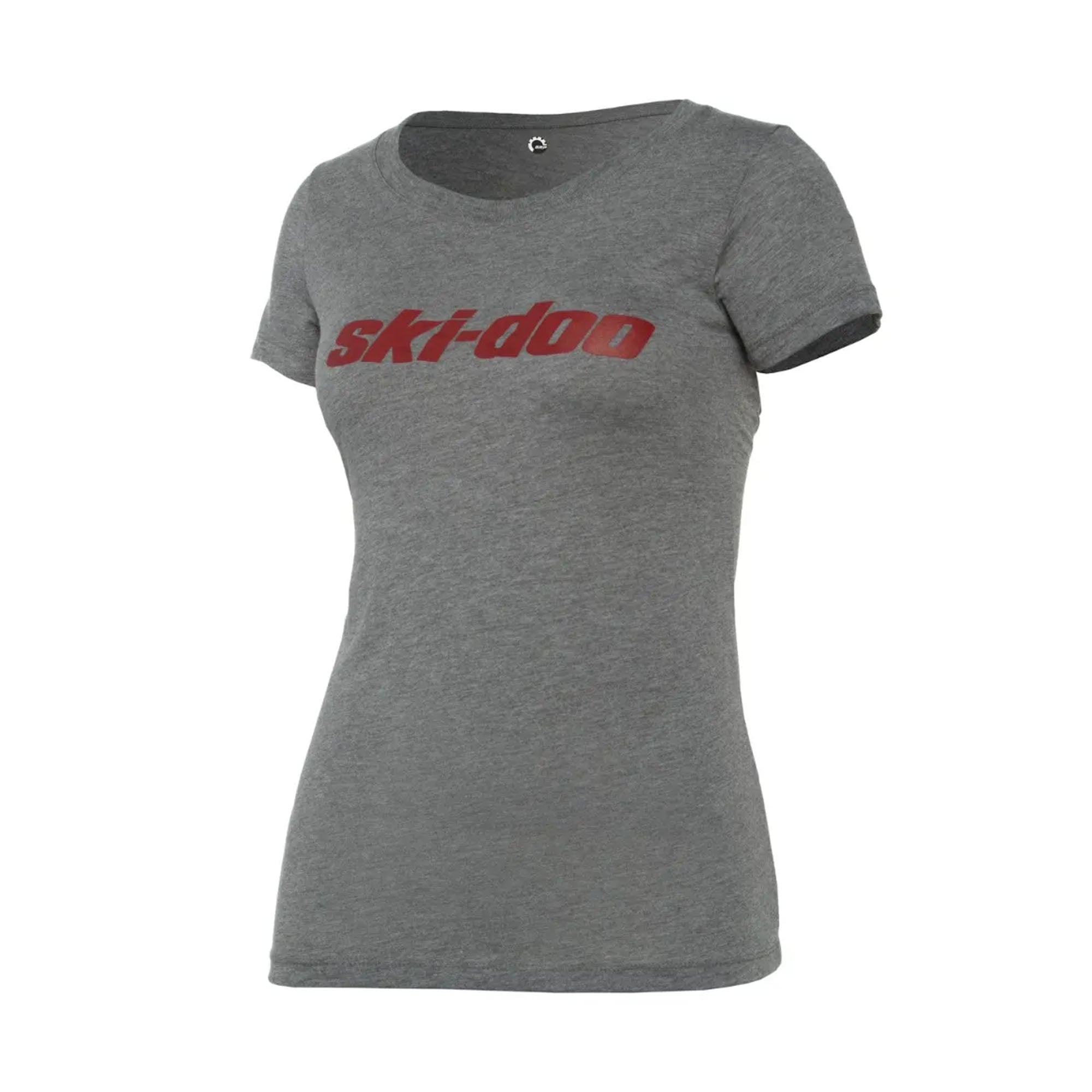 BRP Ski-Doo Signature T-Shirt Heather Grey Womens