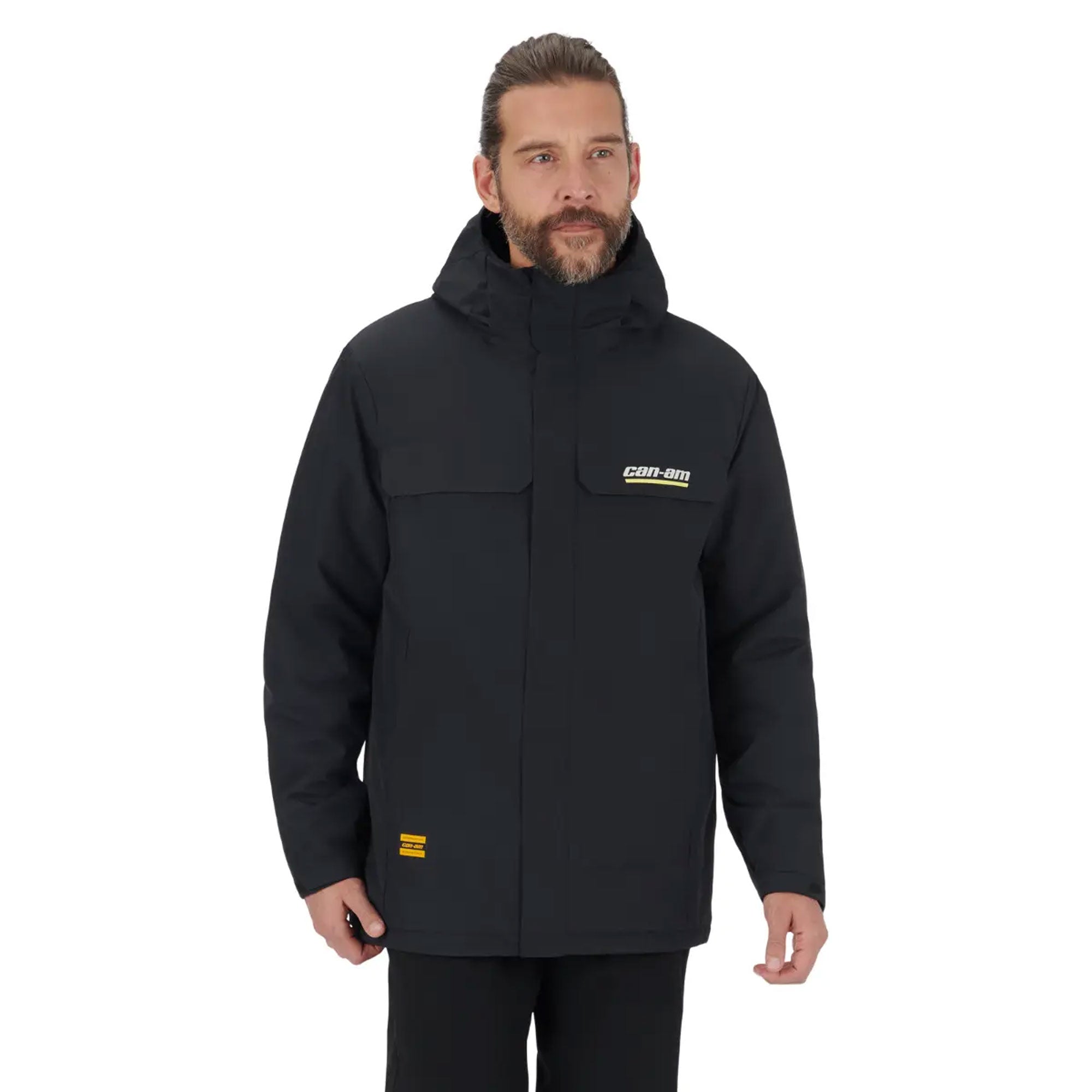 BRP Men's Hybrid Pullover Hoodie Black Mens