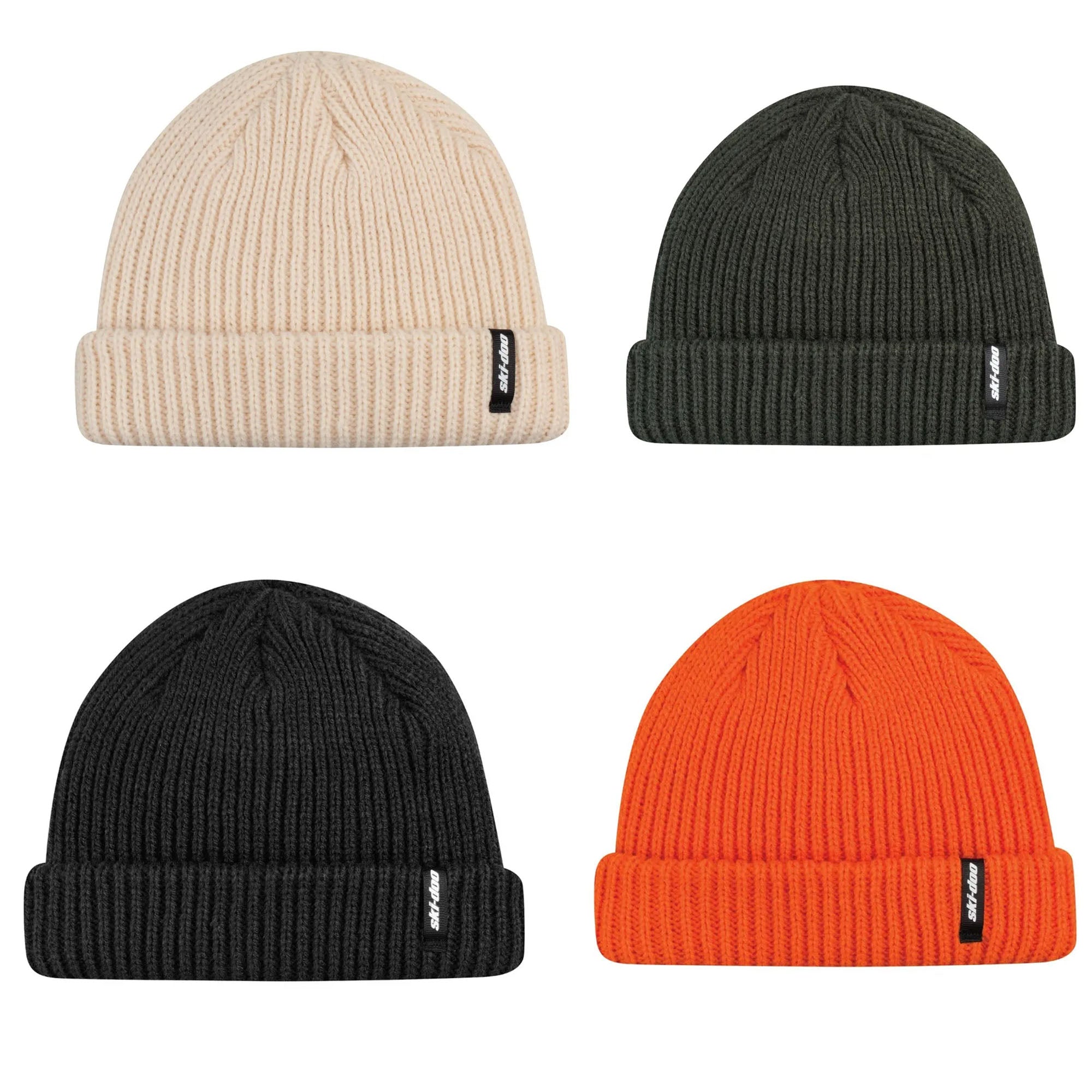 BRP Ski-Doo Short Roll Knit Beanie Unisex-Adult