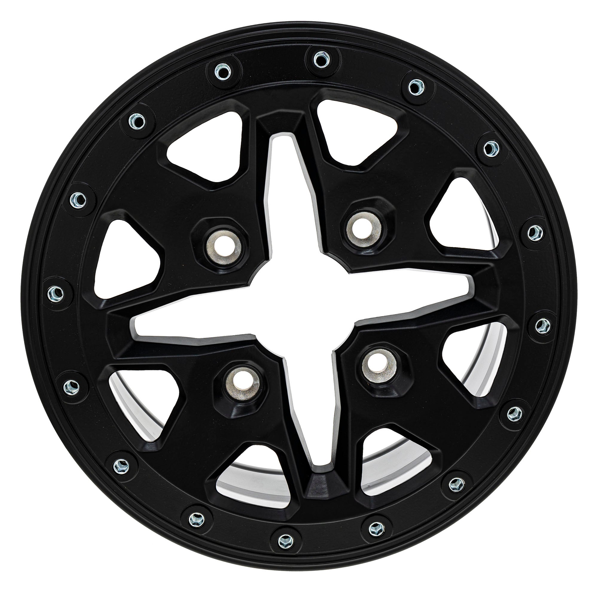 BRP Can-Am 705403066 Black Front Beadlock Rim Maverick DS 900 Turbo 705401706