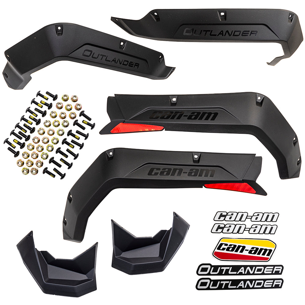 BRP Can-Am 715001909 Fender Flares Mud guard Kit Outlander 570 500 450 2015-2024