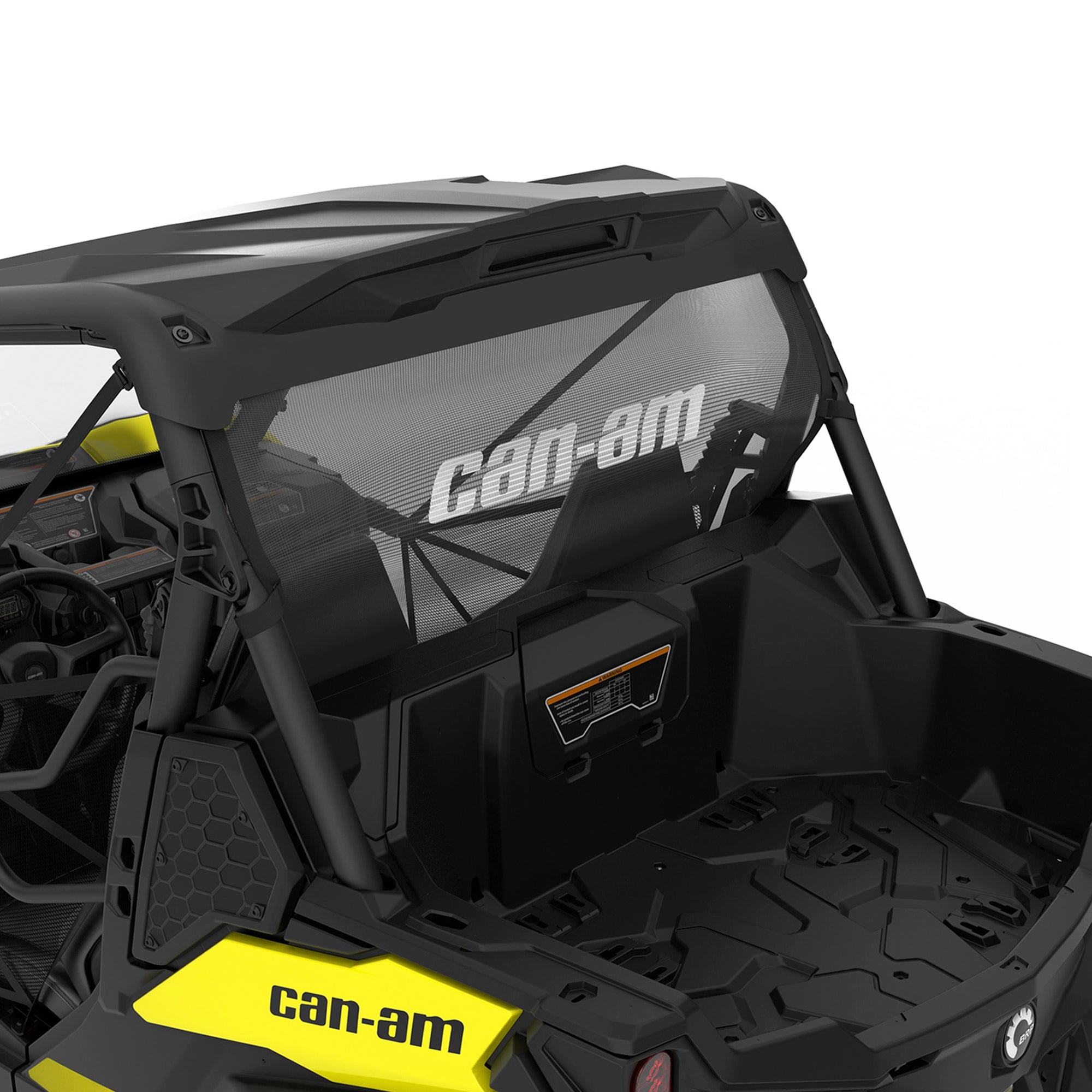 BRP Can-Am 715003664 Black Rear Wind Screen Commander XC Maverick 1000 800 700