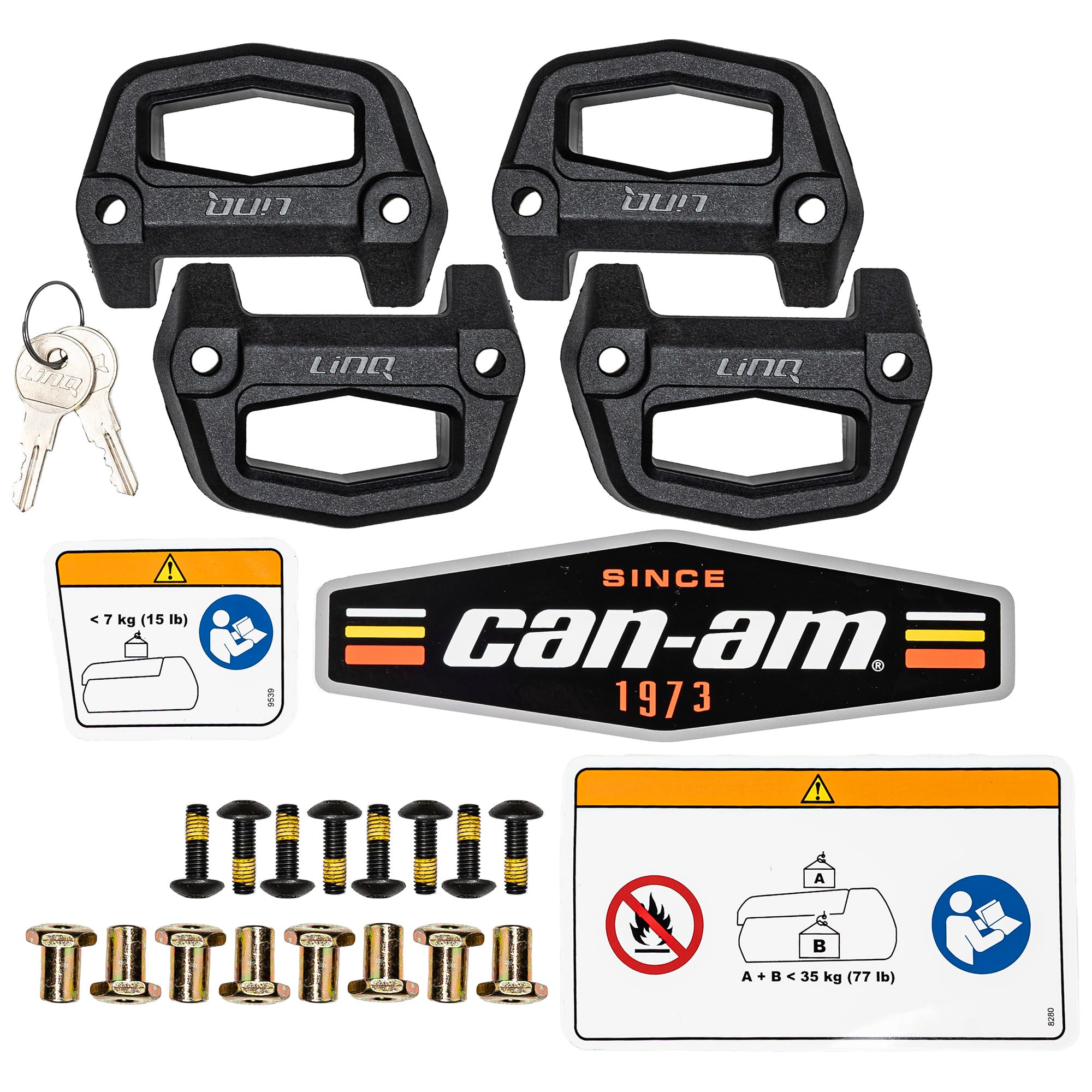 Can-Am 715005273 BRP LinQ Rear Storage Box Kit Genuine OEM