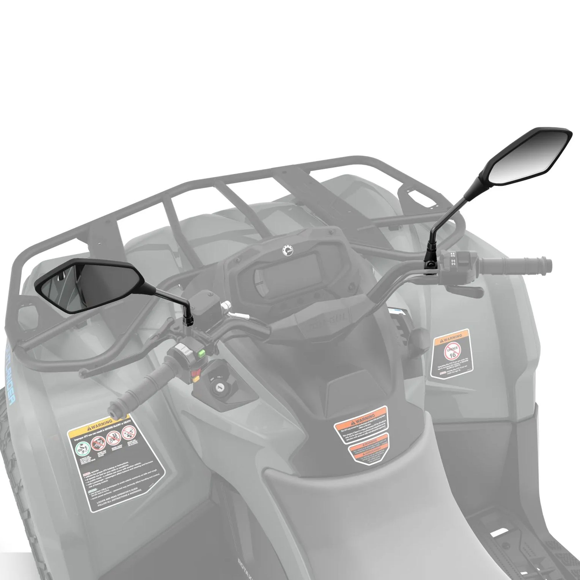 BRP Can-Am 715005366 Adjustable Handle Bar Mirror Kit Renegade XC Outlander 1000