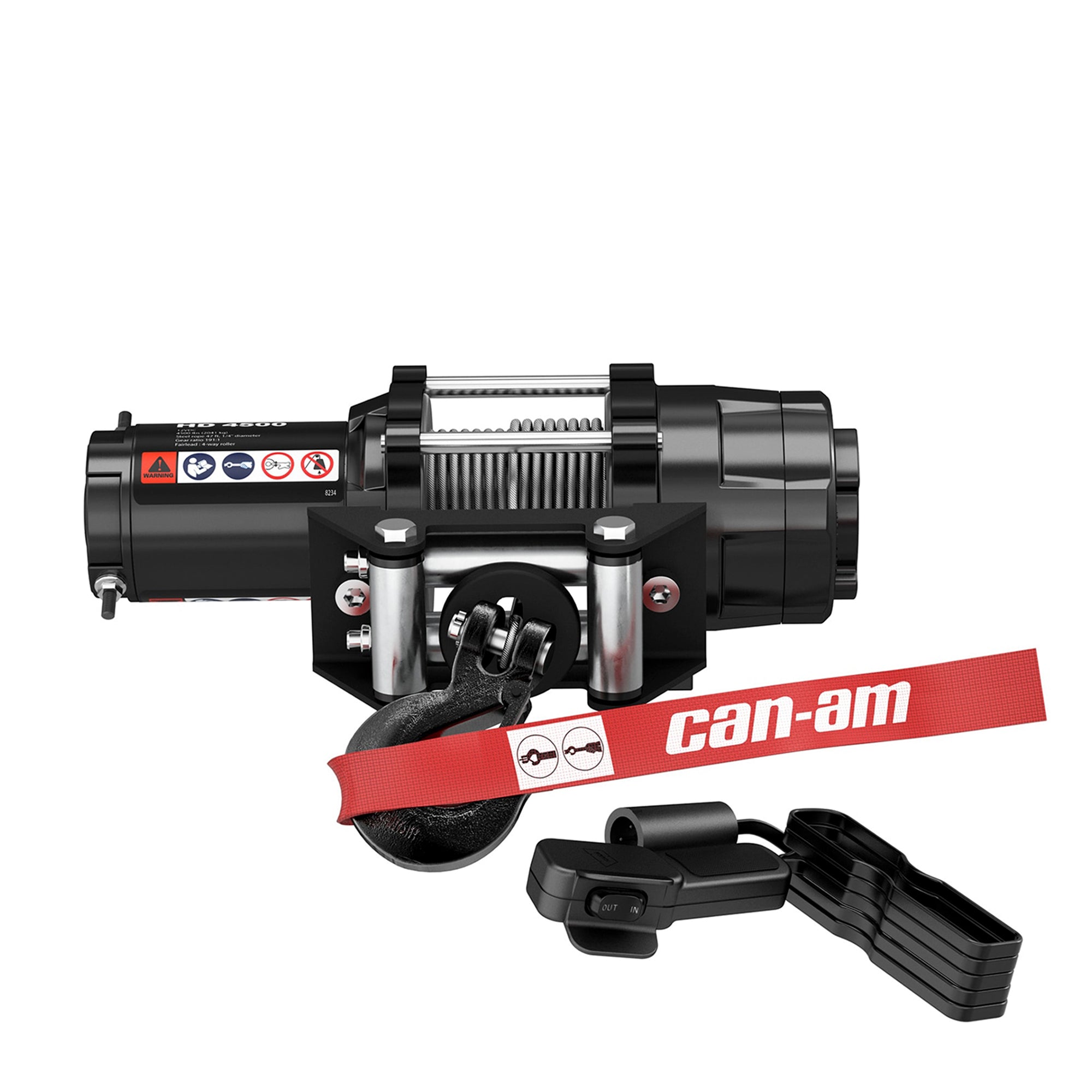 BRP Can-Am 715006416 HD 4500 Wire Cable Winch Defender Commander XC 1000 900 800