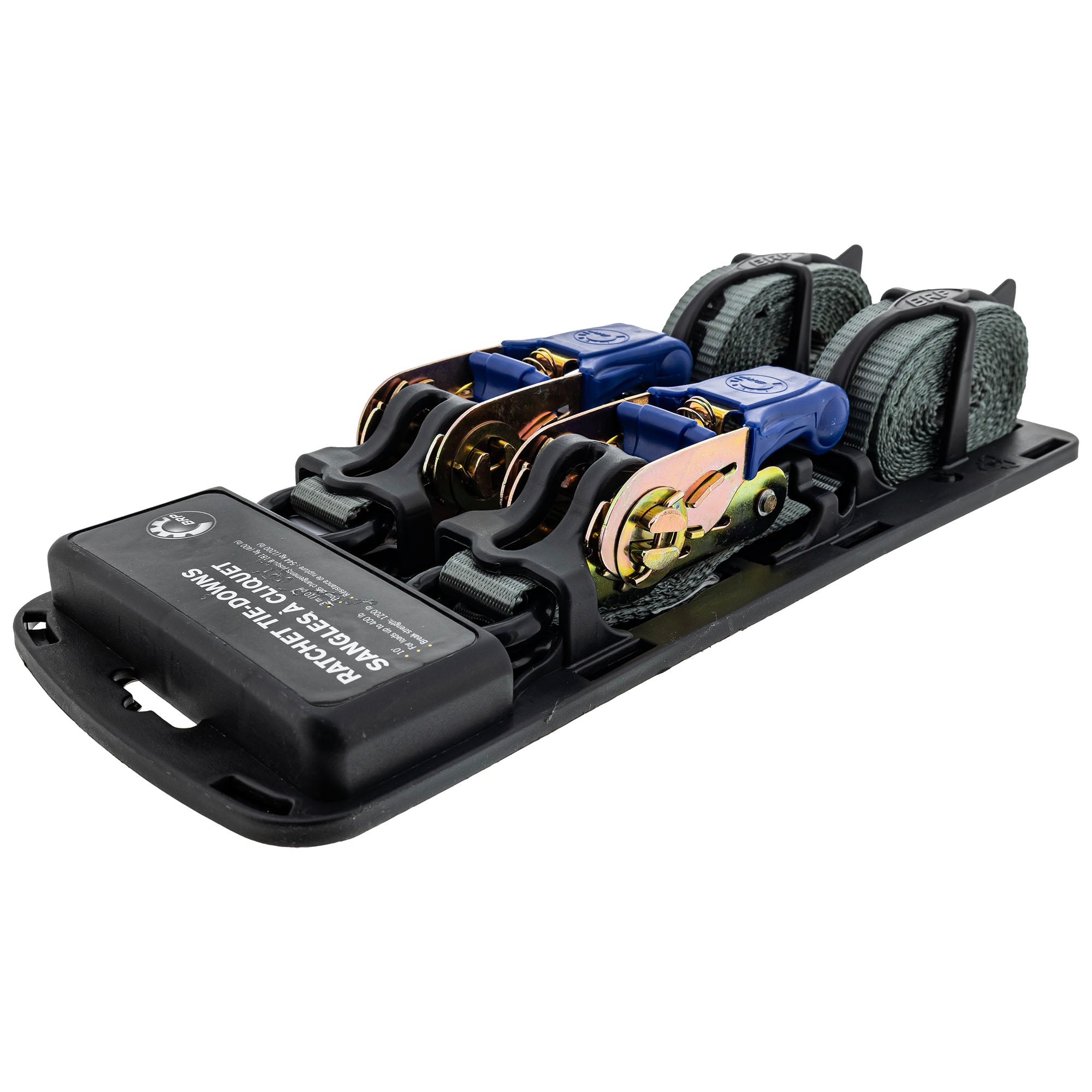 Can-Am 715008309 Black Grey Ratchet Tie Downs Commander Defender Maverick X3 Trail Sport