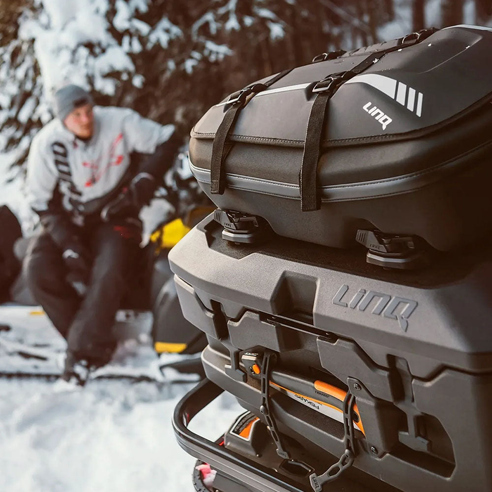 Ski-Doo 860202444 10.6 Gallon LinQ Adventure Tunnel Bag MXZ Renengade Freeride