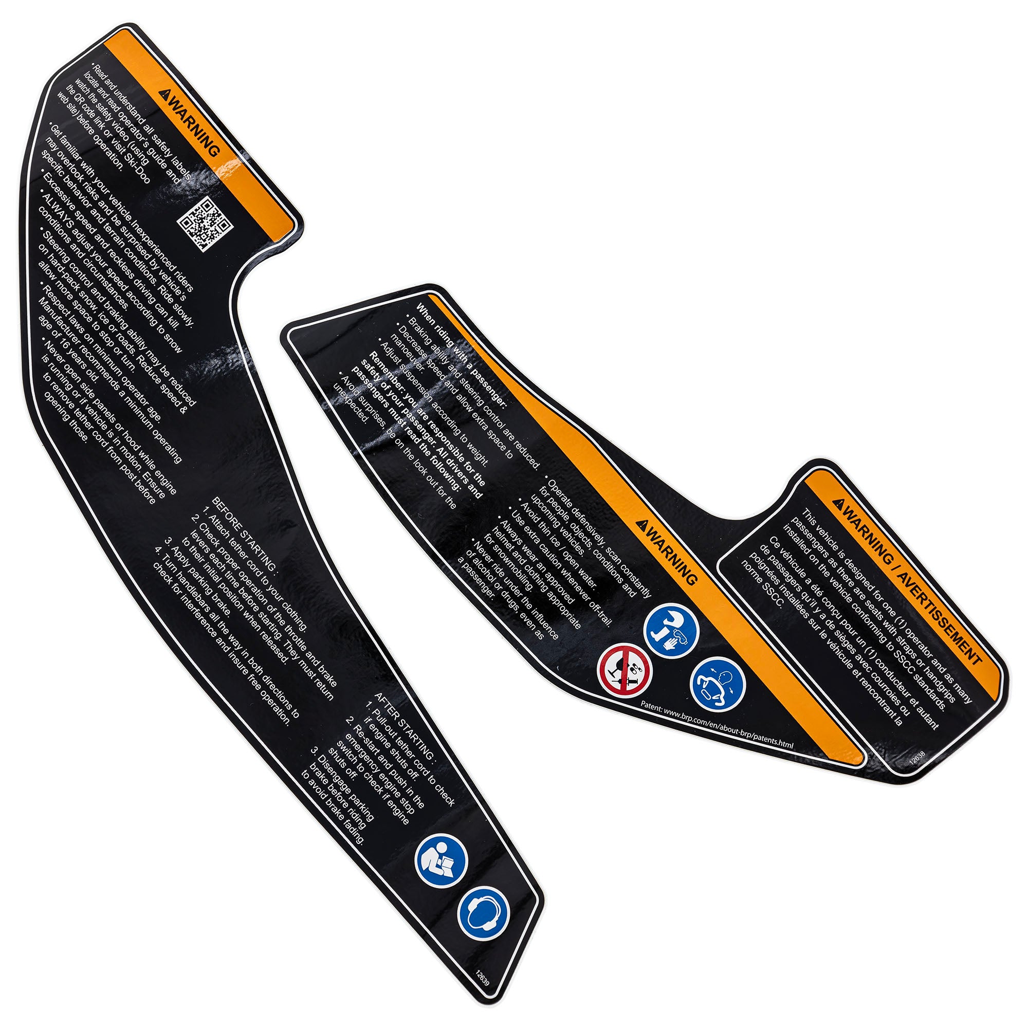 Ski-Doo 860202852 Utility Soft Knee Pads