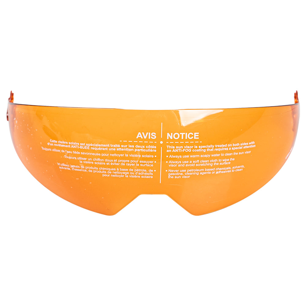 BRP Ski-Doo Oxygen Anti-Fog Sun Visor Amber Unisex-Adult
