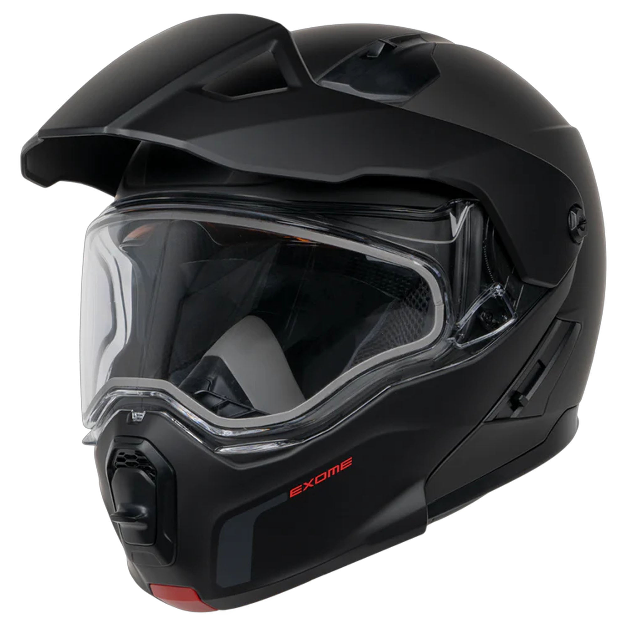 Ski-Doo Exome Sport Snowmobile Modular Helmet Charcoal Grey Black