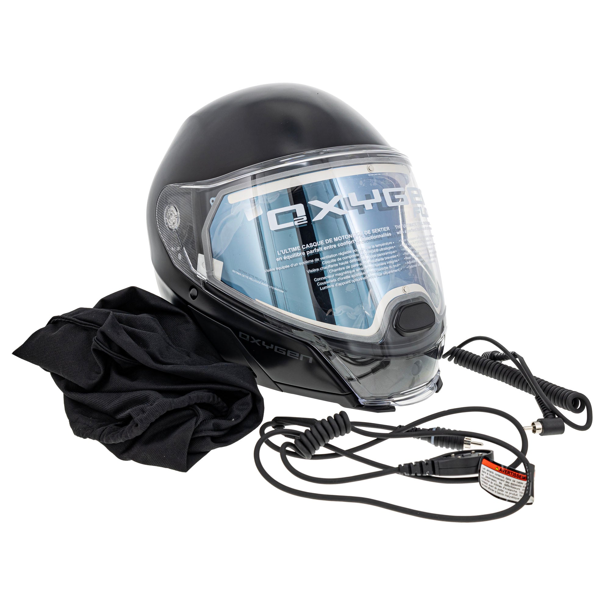 BRP Ski-Doo Oxygen Flow Helmet Matte Black Unisex-Adult