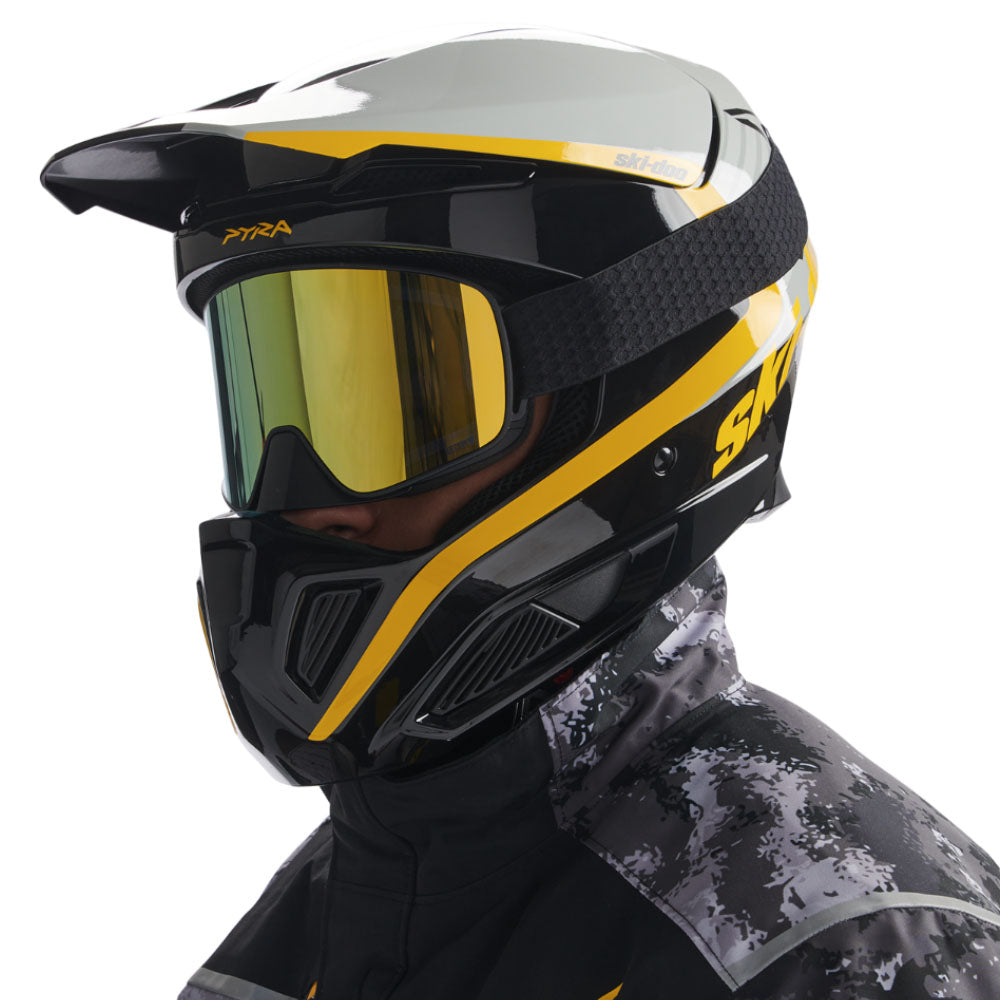 Ski-Doo Pyra X-Team Edition Snowmobile Helmet Yellow