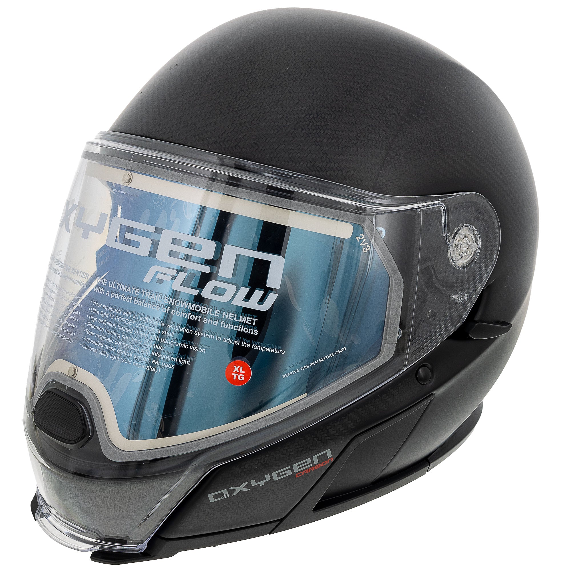 BRP Ski-Doo Oxygen Flow Carbon Helmet Black Unisex-Adult