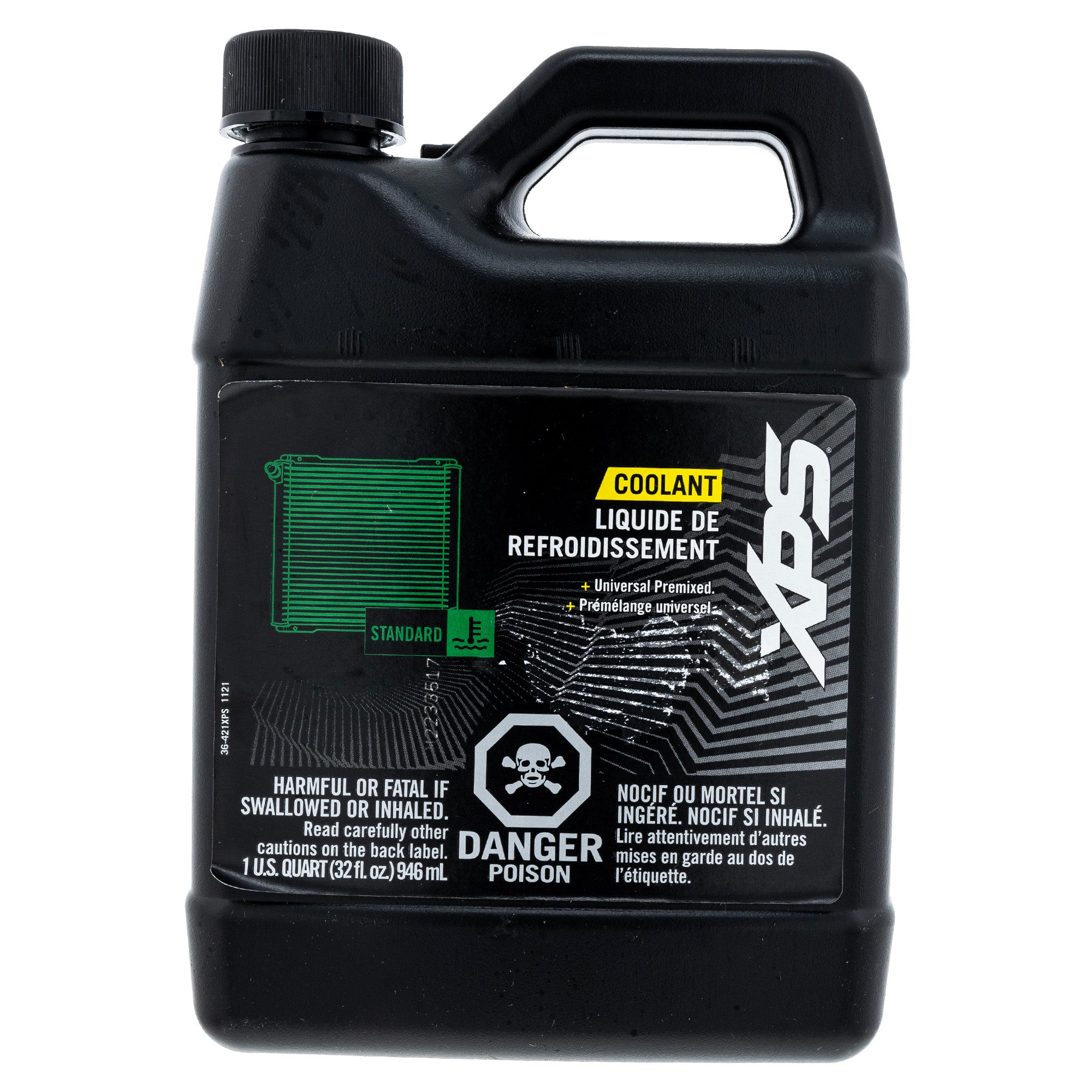 BRP 9779149 XPS Green Pre-Mixed Coolant 1 Quart Quest Traxter DS 500 650