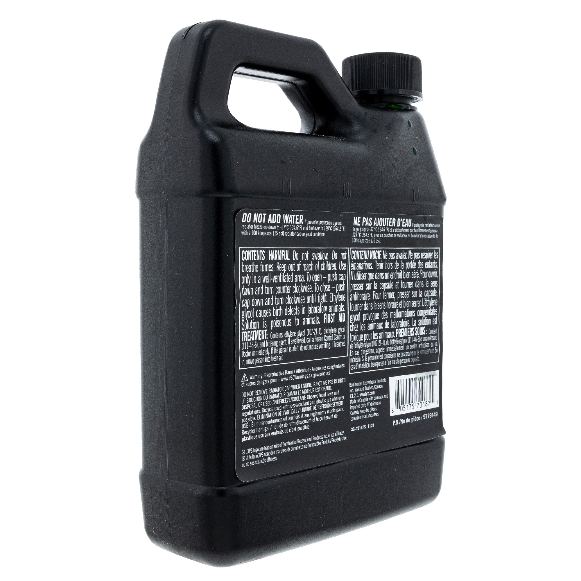 BRP 9779149 1QT Pre-Mixed Green Antifreeze Engine Coolant Can-Am Sea-Doo Ski-Doo