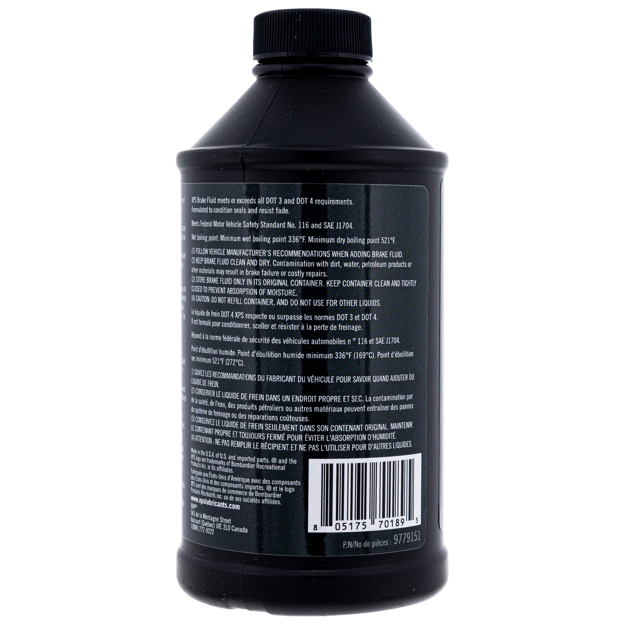 Ski-Doo 9779151 Sea-Doo Can-Am XPS DOT 4 Hydraulic Brake Fluid Oil Lube 12oz BRP