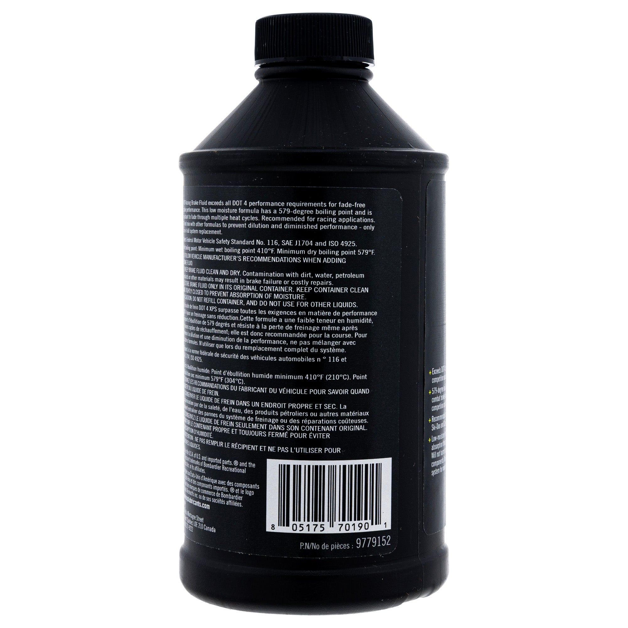 Ski-Doo 9779152 BRP Can-Am OEM Racing Brake Fluid Rs600 12 Oz 355 Ml