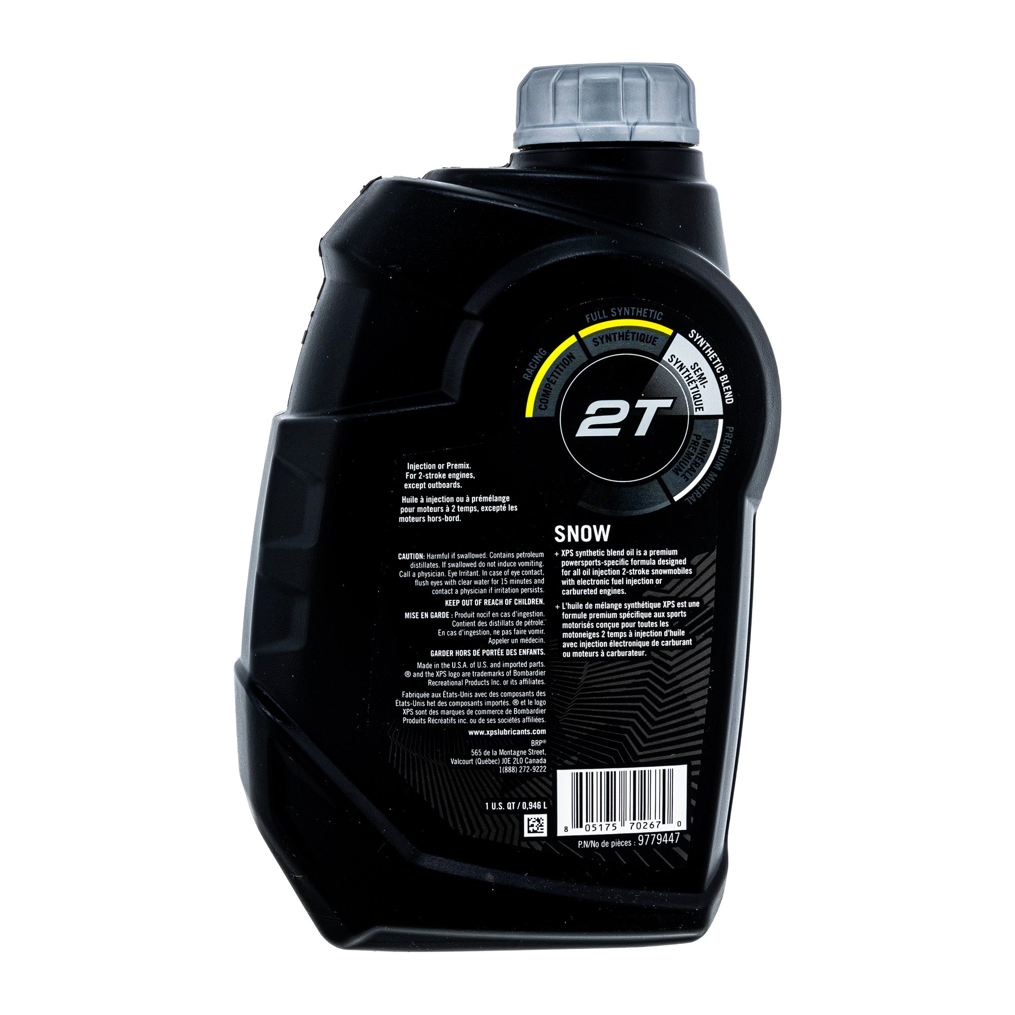 Ski-Doo 9779447 XPS 1 Quart 2T Synthetic Blend Oil 2-Stroke Premix Snowmobile