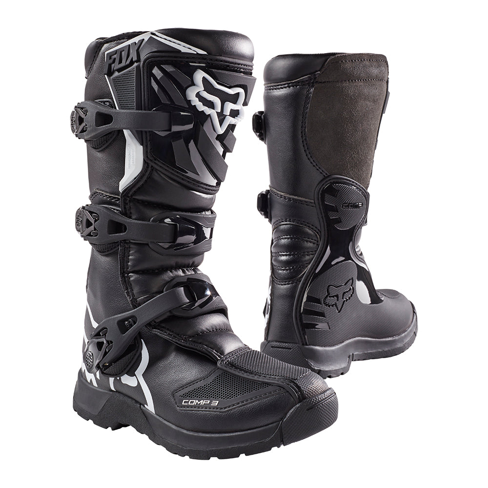 Fox Racing Comp 3Y Boot Black Boys